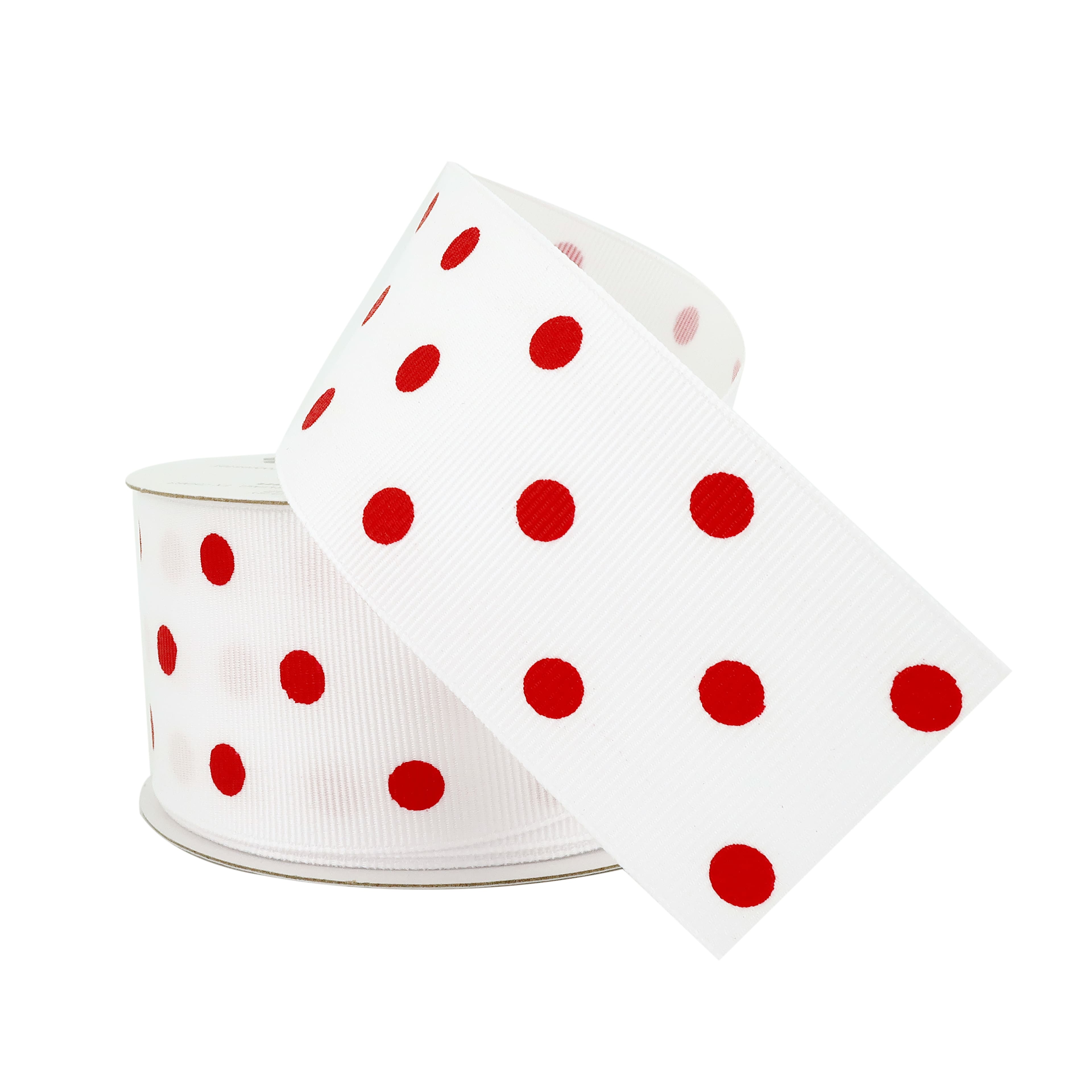 12 Pack: 1.5" x 3yd. Grosgrain Polka Dot Ribbon by Celebrate It™
