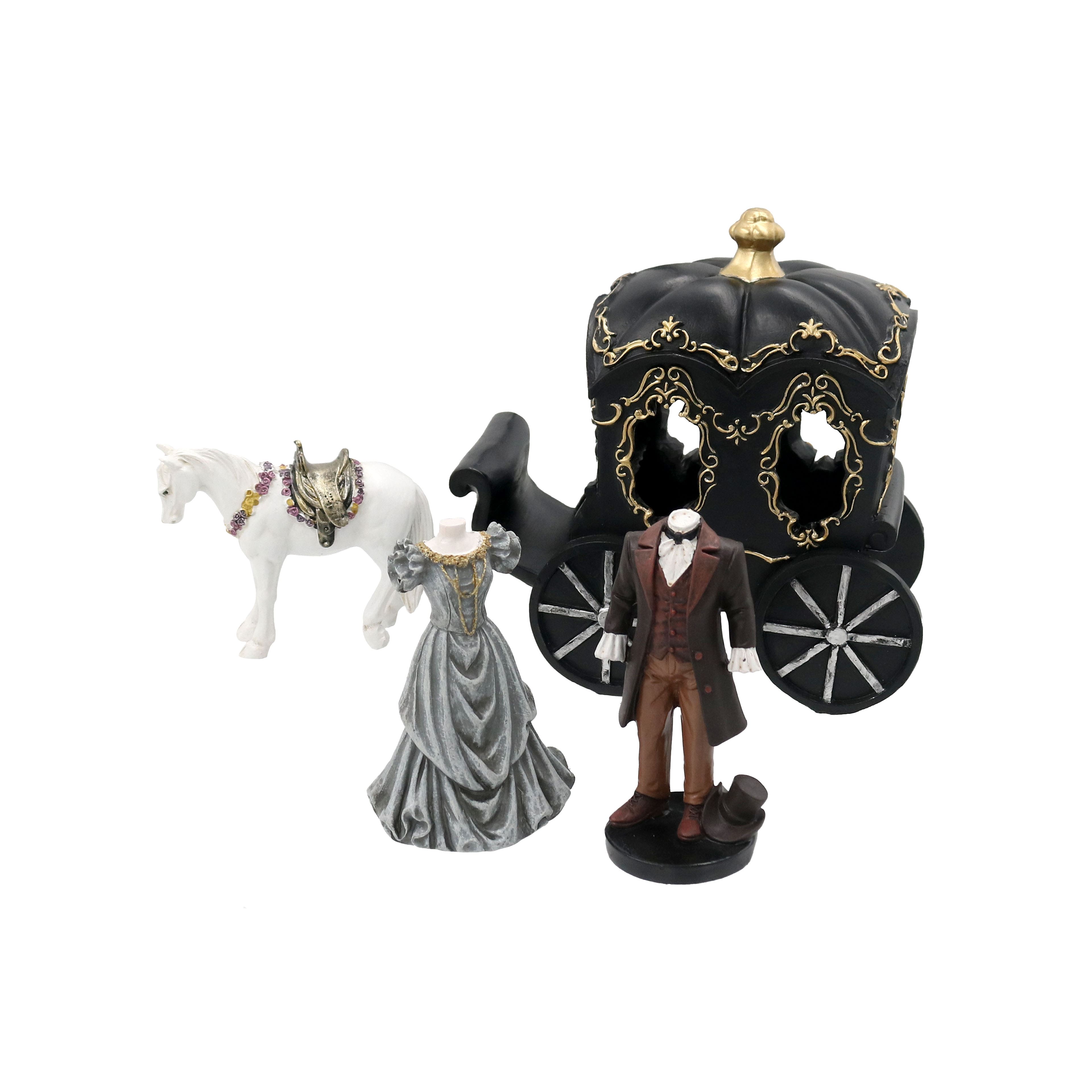 Mini Black Pumpkin Carriage by Ashland&#xAE;
