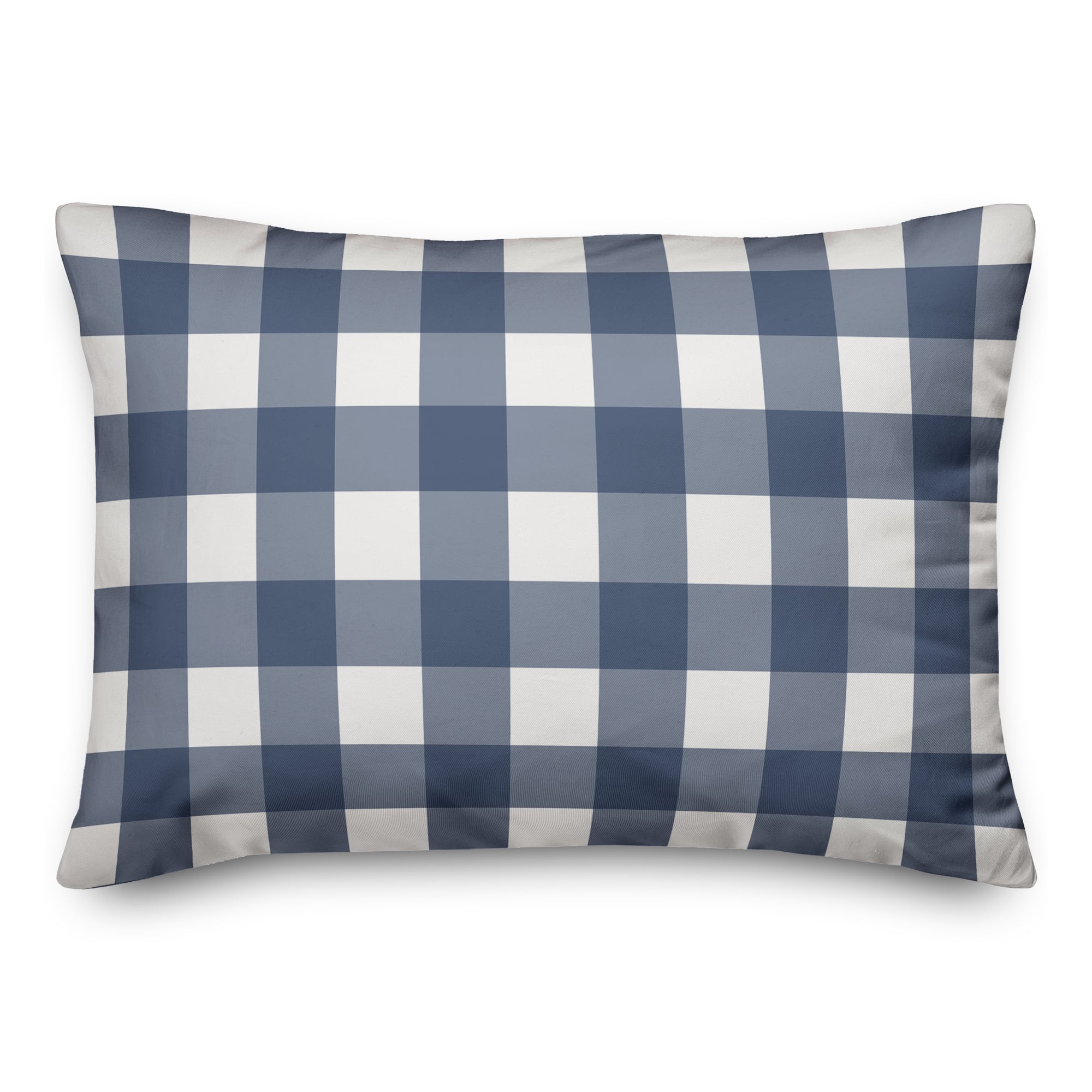 Gigi's Bed & Breakfast Navy Throw Pillow
