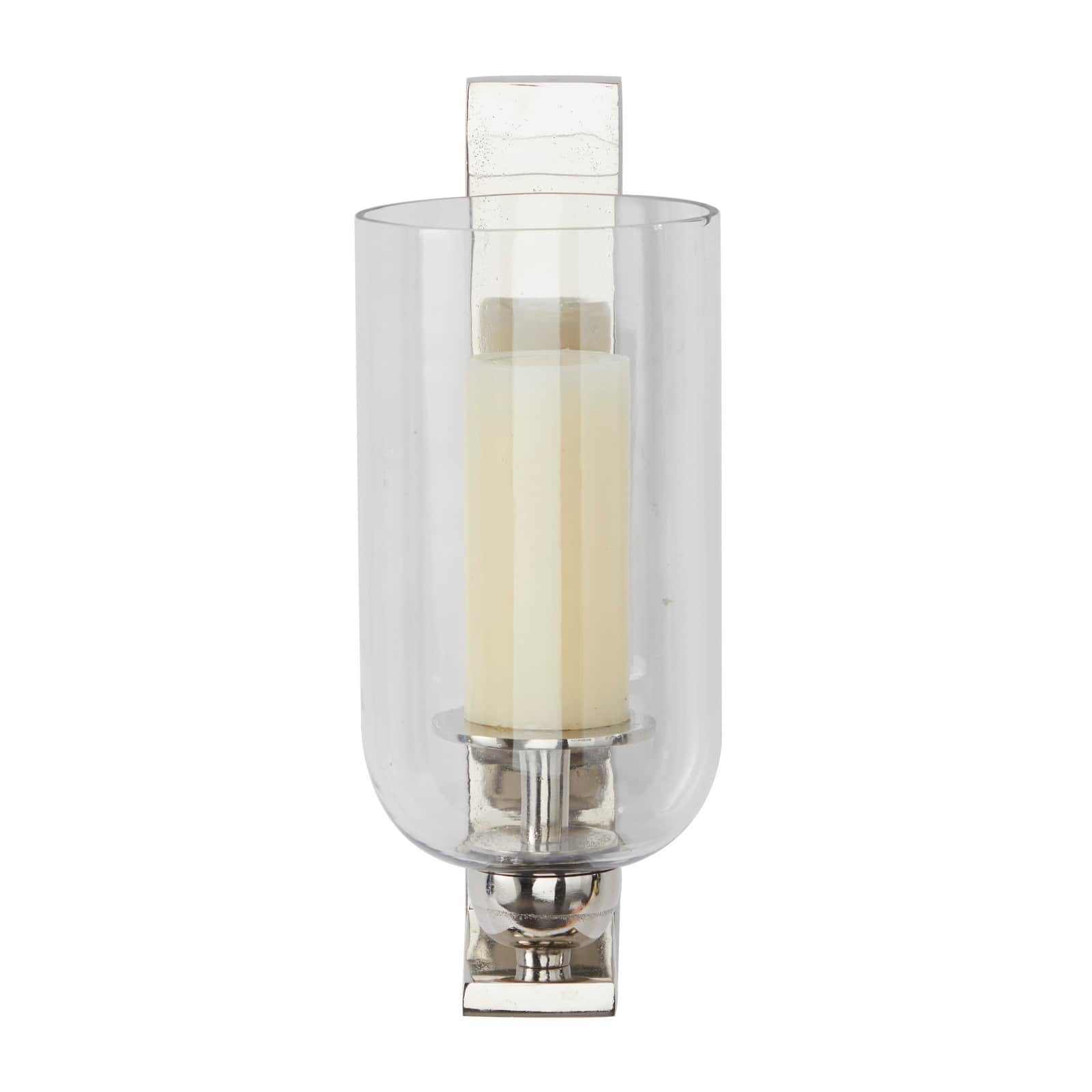 Silver Aluminum Modern Wall Sconce, 6&#x22; x 8&#x22; x 16&#x22;