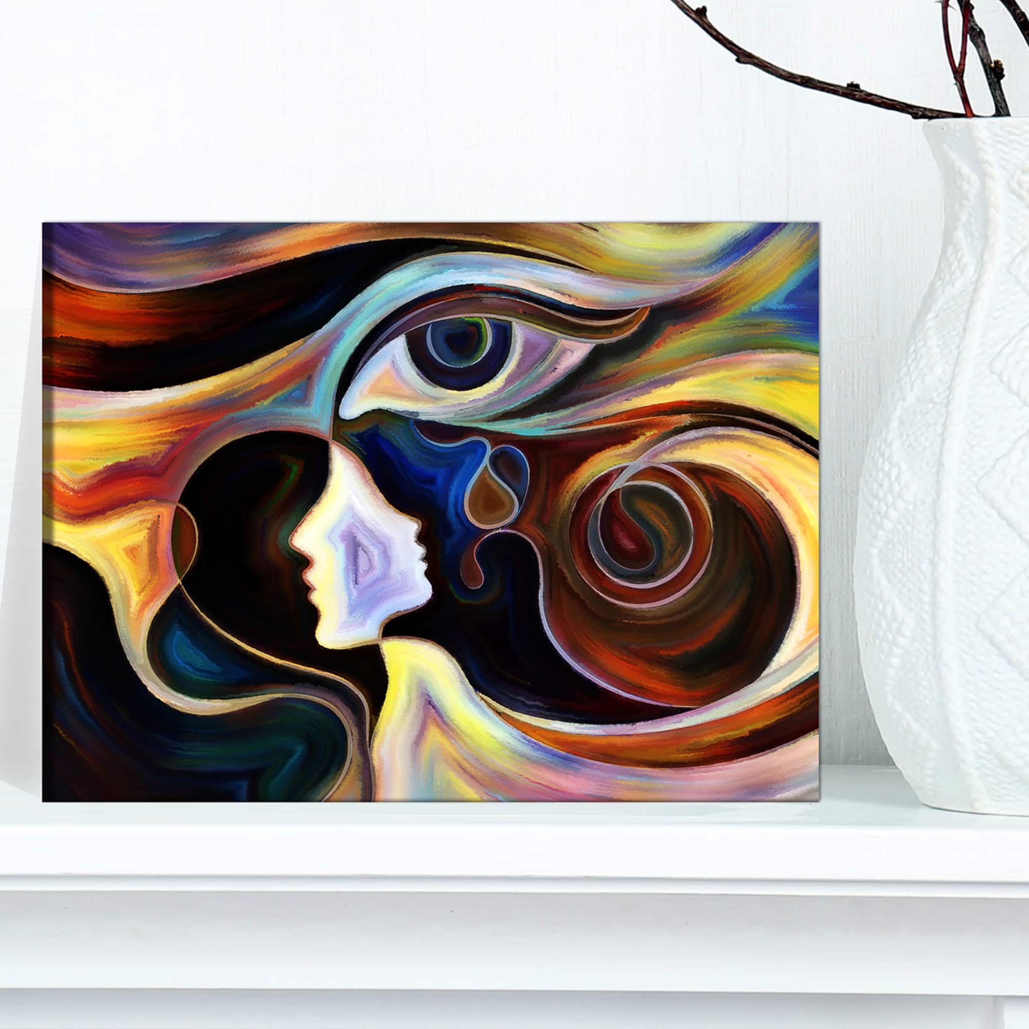 Designart - Colorful Intuition - Abstract Canvas Print