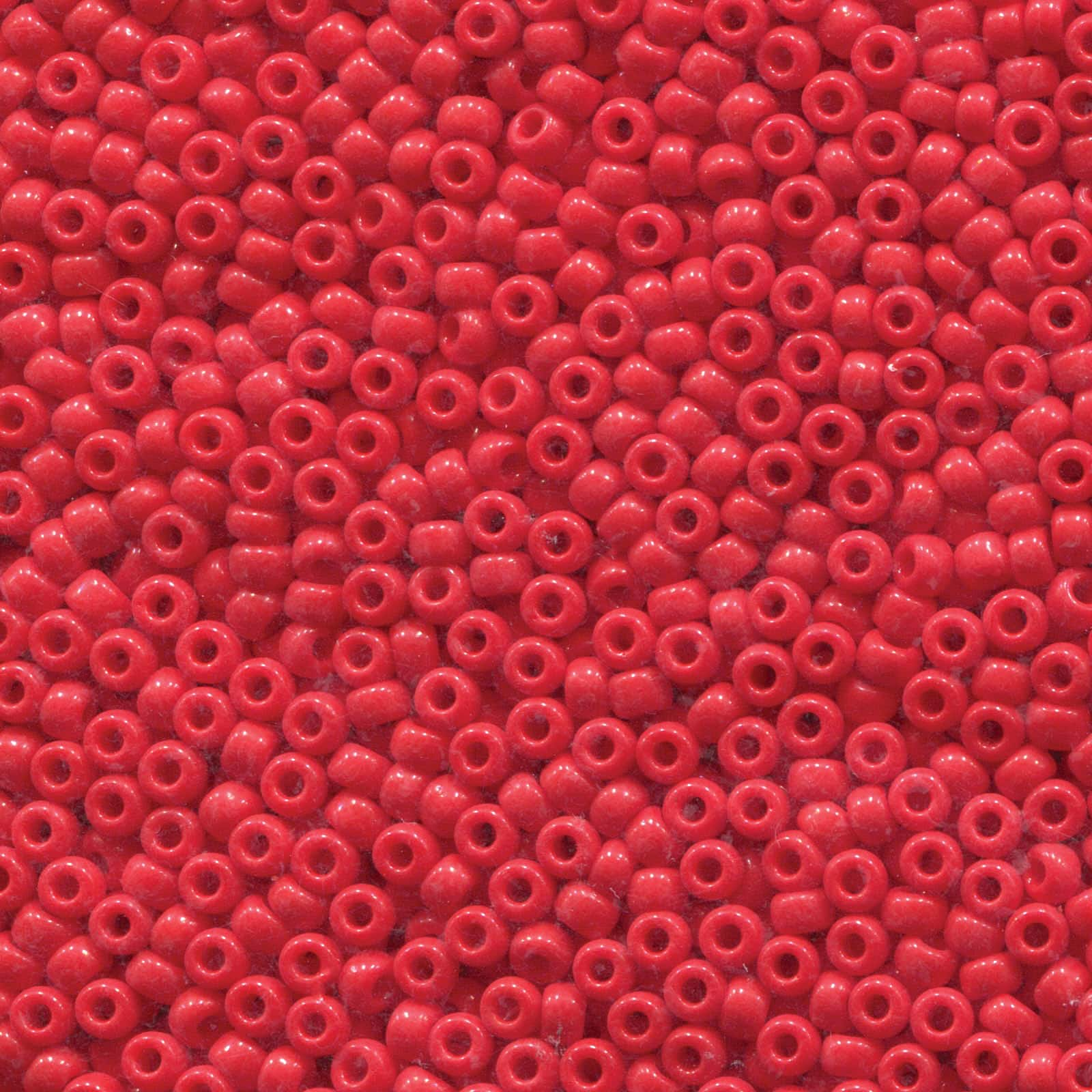 Size 8 Crimson Glass Seed Beads