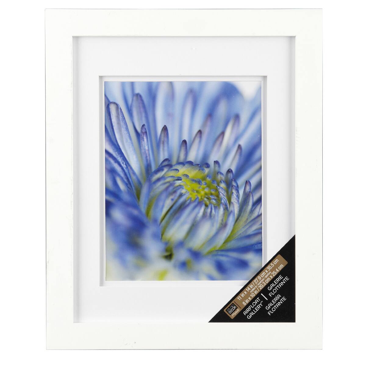 8 Pack White Gallery Wall Frame with Double Mat Airfloat Gallery™ by