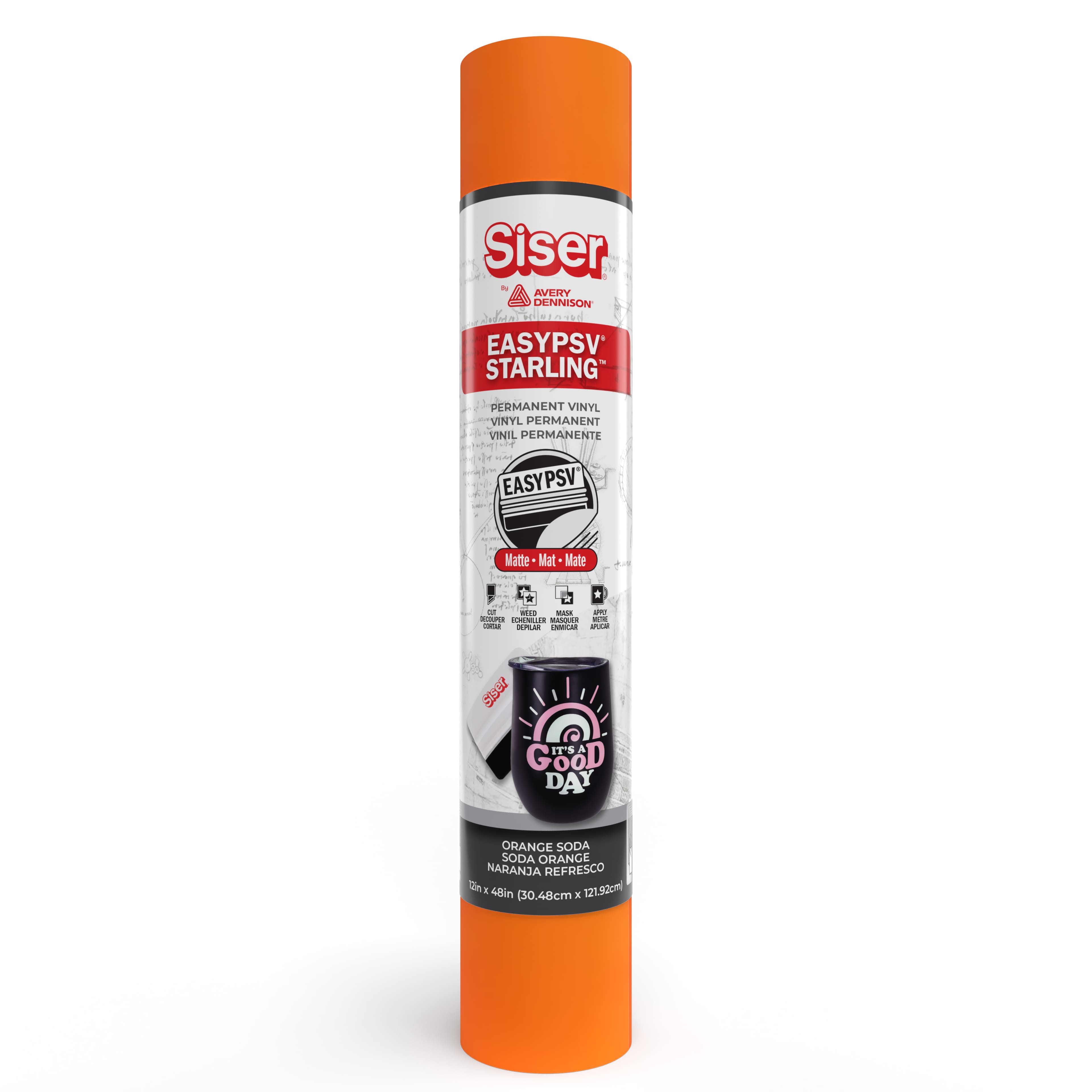 Siser&#xAE; EasyPSV&#xAE; Starling&#x2122; Matte Permanent Adhesive Vinyl by Avery Dennison