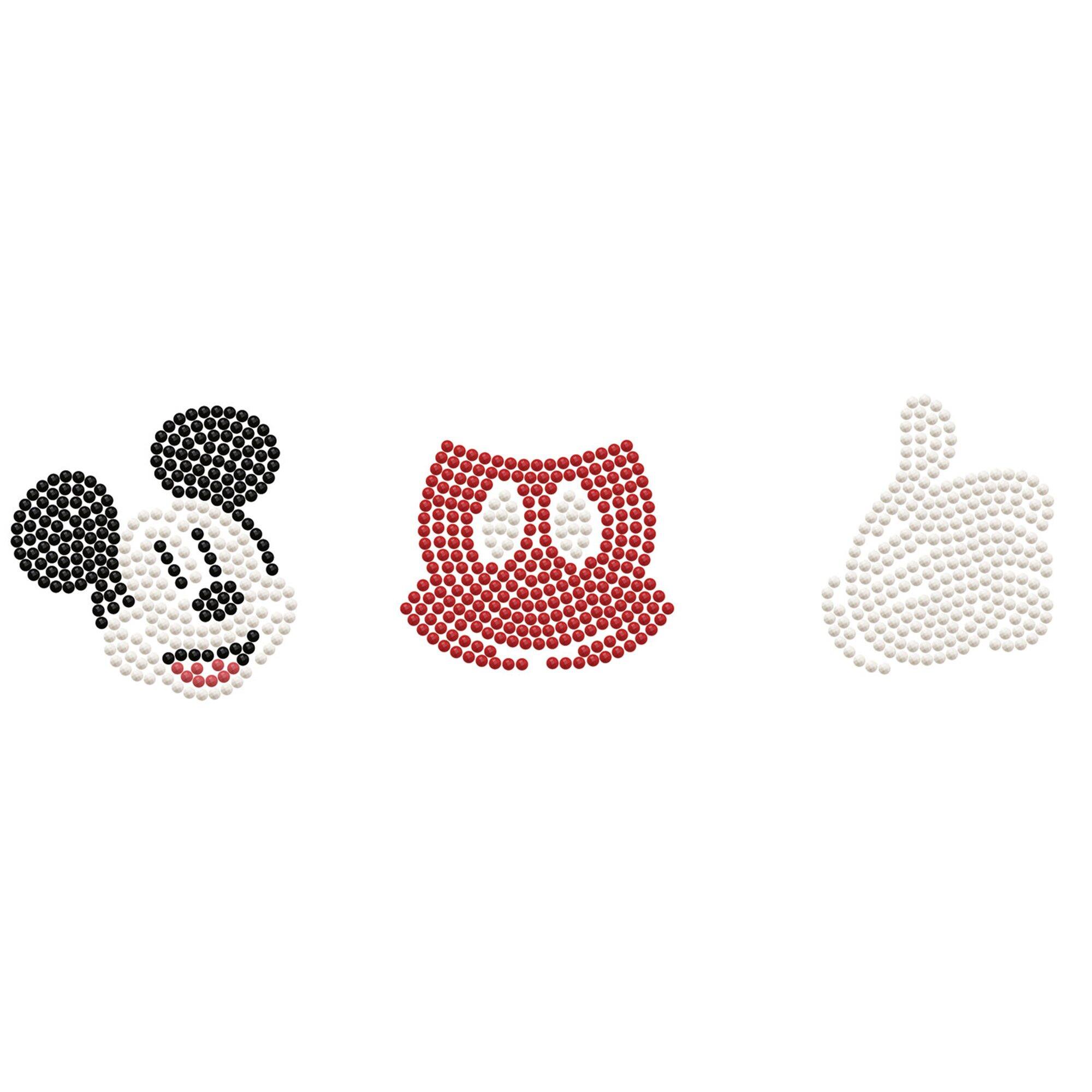 Camelot&#xAE; Dots DOTZIES&#xAE; Disney Mickey Icons Diamond Painting Sticker Kit, Round Diamonds