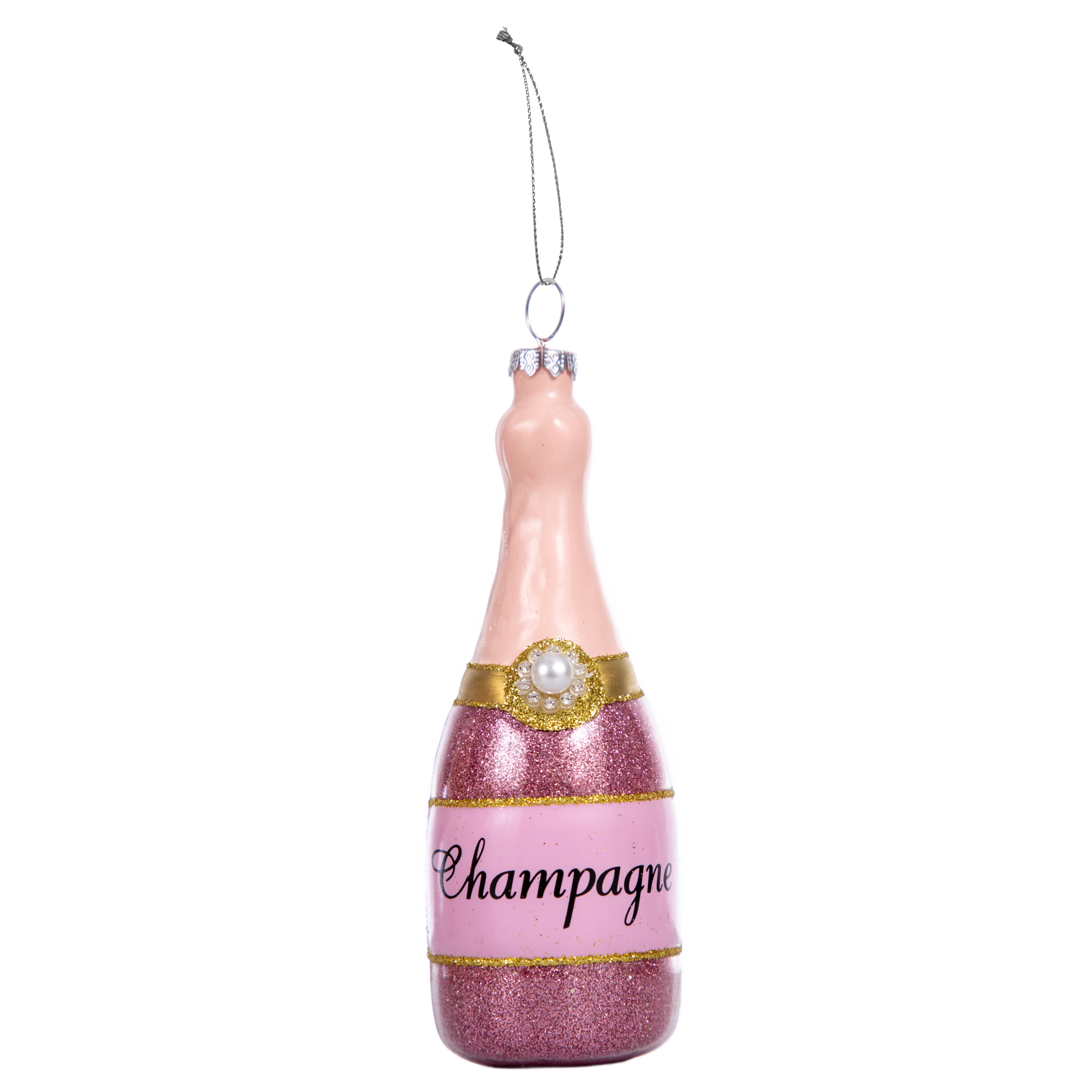 5.75&#x22; Pink Champagne Glass Ornament by Ashland&#xAE;