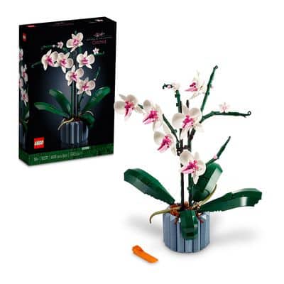 LEGO Botanicals Orchid in White | 15" x 11.5" x 9.5" | Michaels