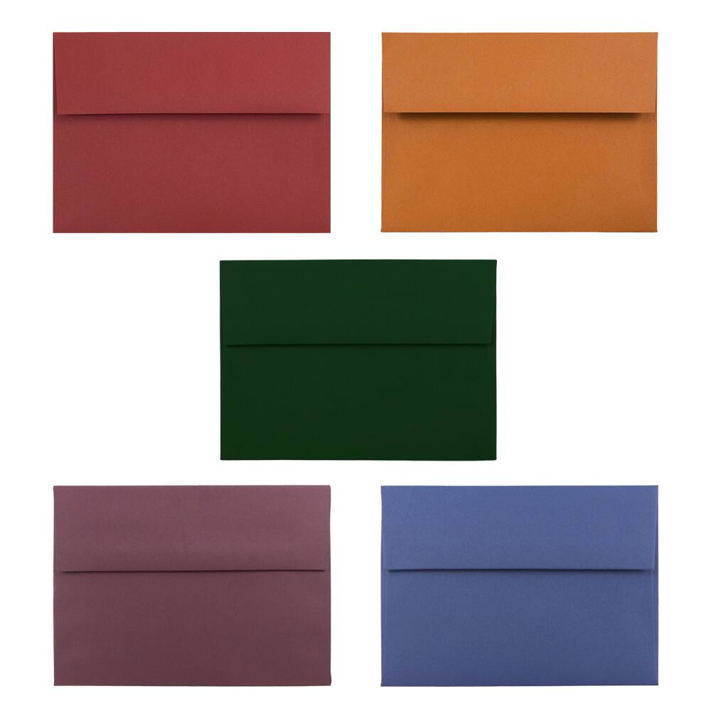 JAM Paper A7 Colorful Premium Invitation Envelopes, 125ct.