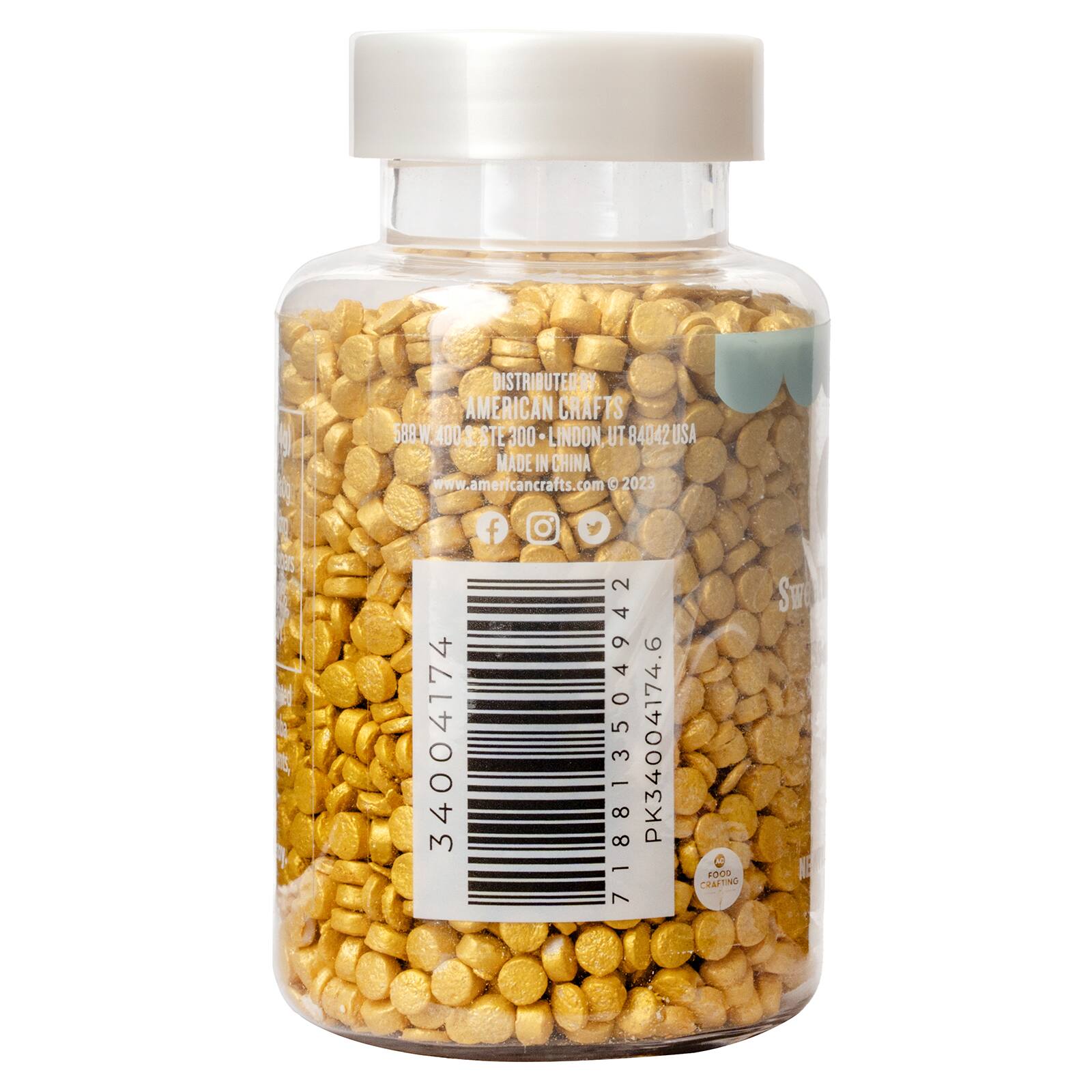 Sweet Tooth Fairy&#xAE; Gold Candy Sequins