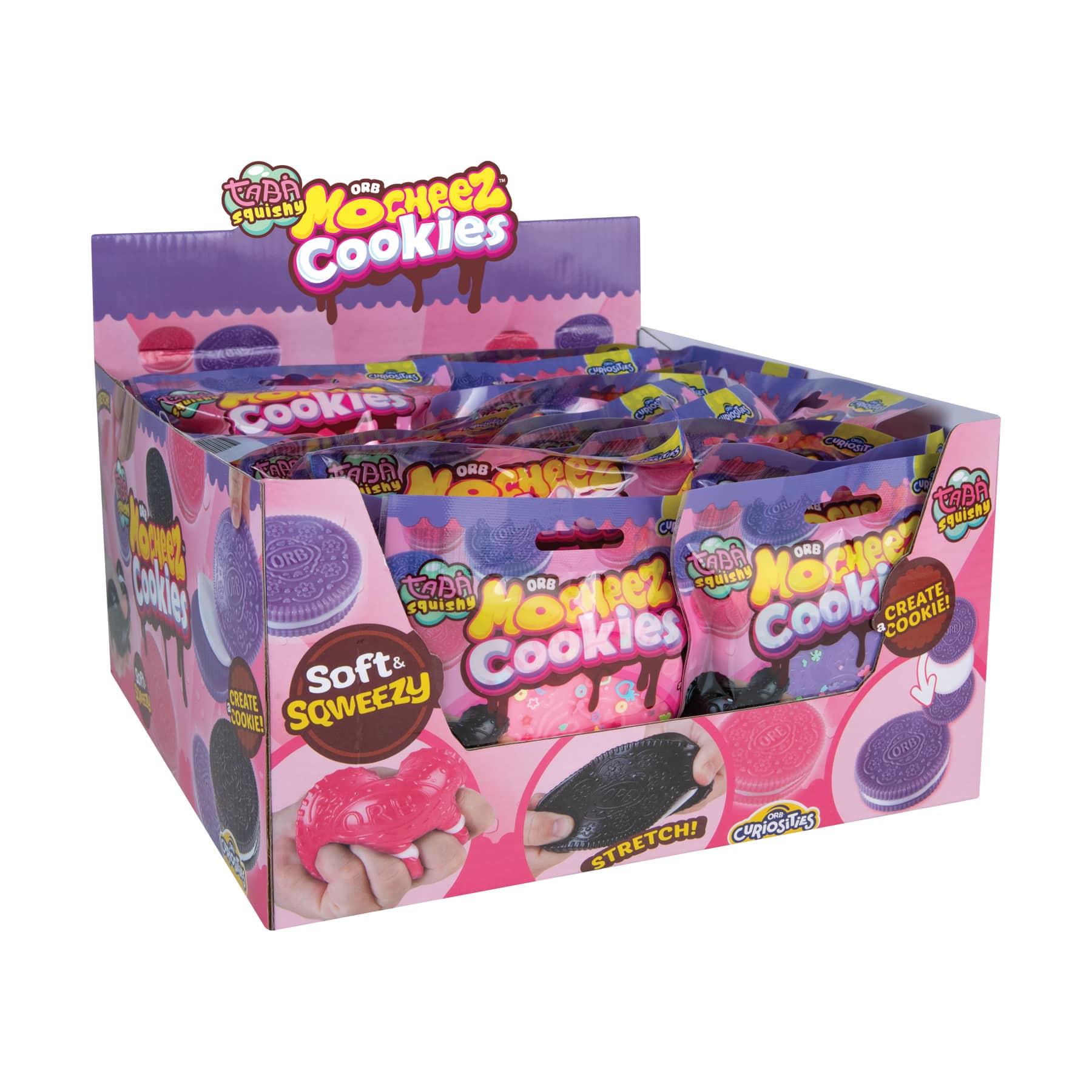 Assorted Orb&#x2122;  Mocheez Cookies Squishy Toy, 1pc.