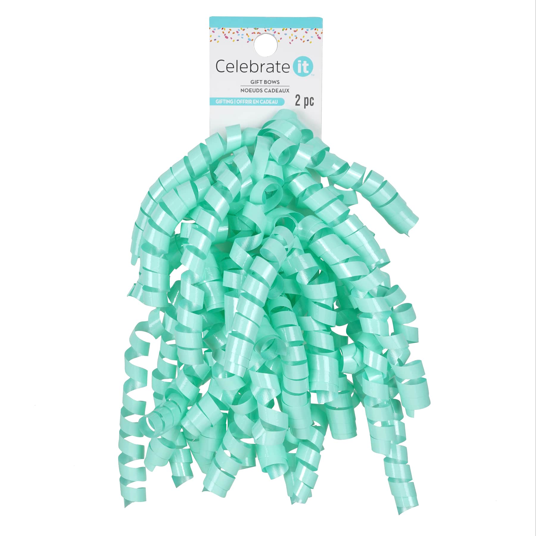 12 Packs: 2 ct. (24 total) 30" Mint Twisty Bows by Celebrate It™