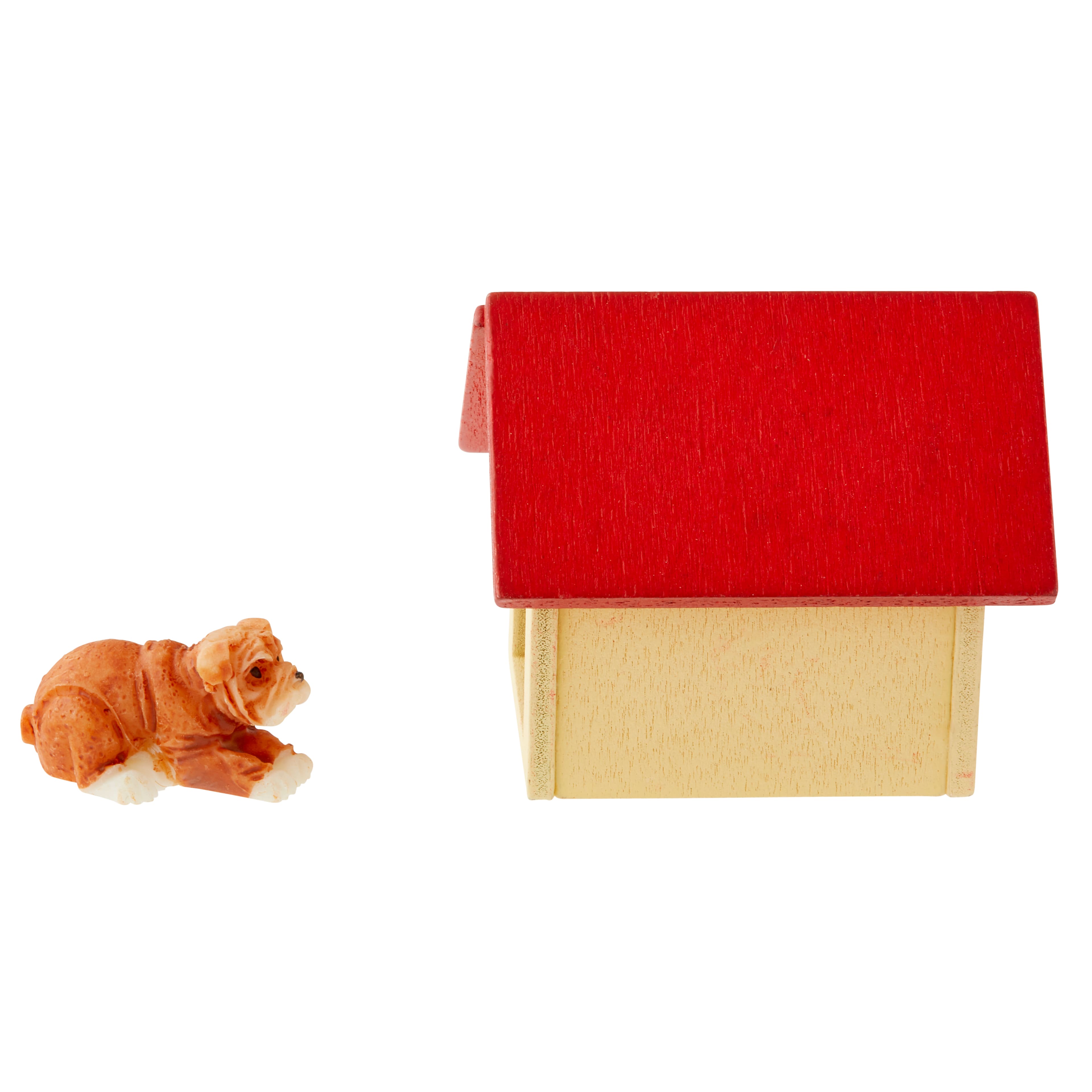 Ensemble de chien et de niche miniatures d’ArtMinds