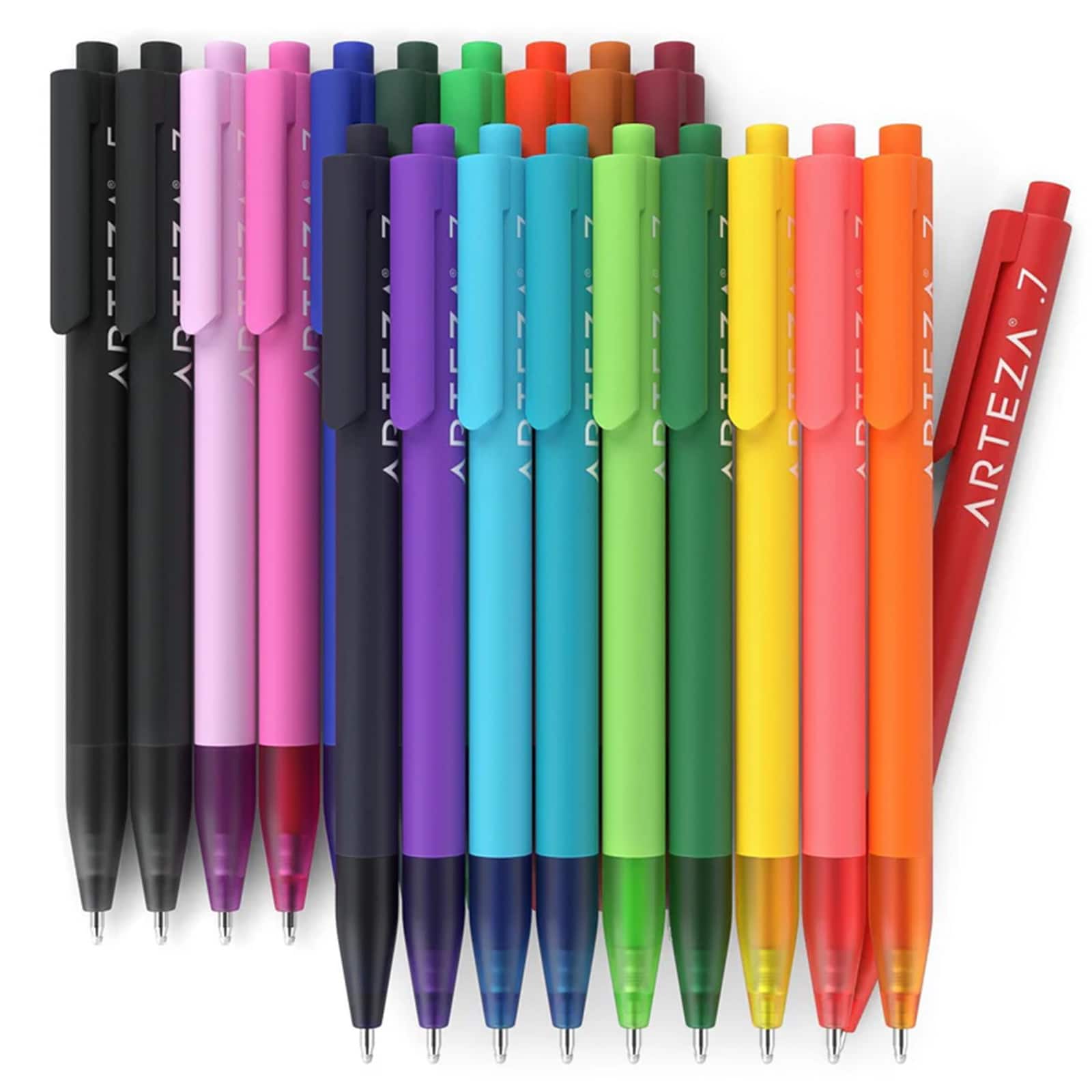 Arteza® Medium & Fine Point Retractable Gel Pen Set