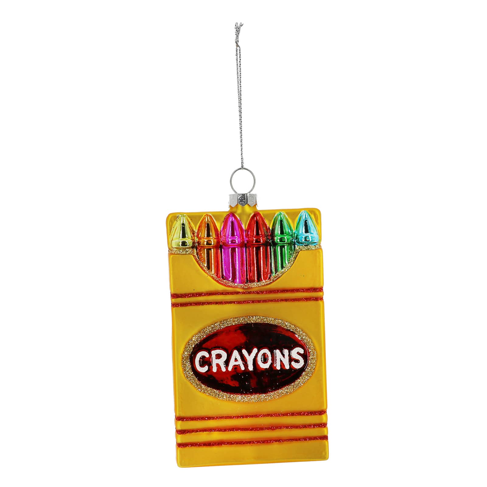 5&#x22; Crayons Glass Ornament by Ashland&#xAE;