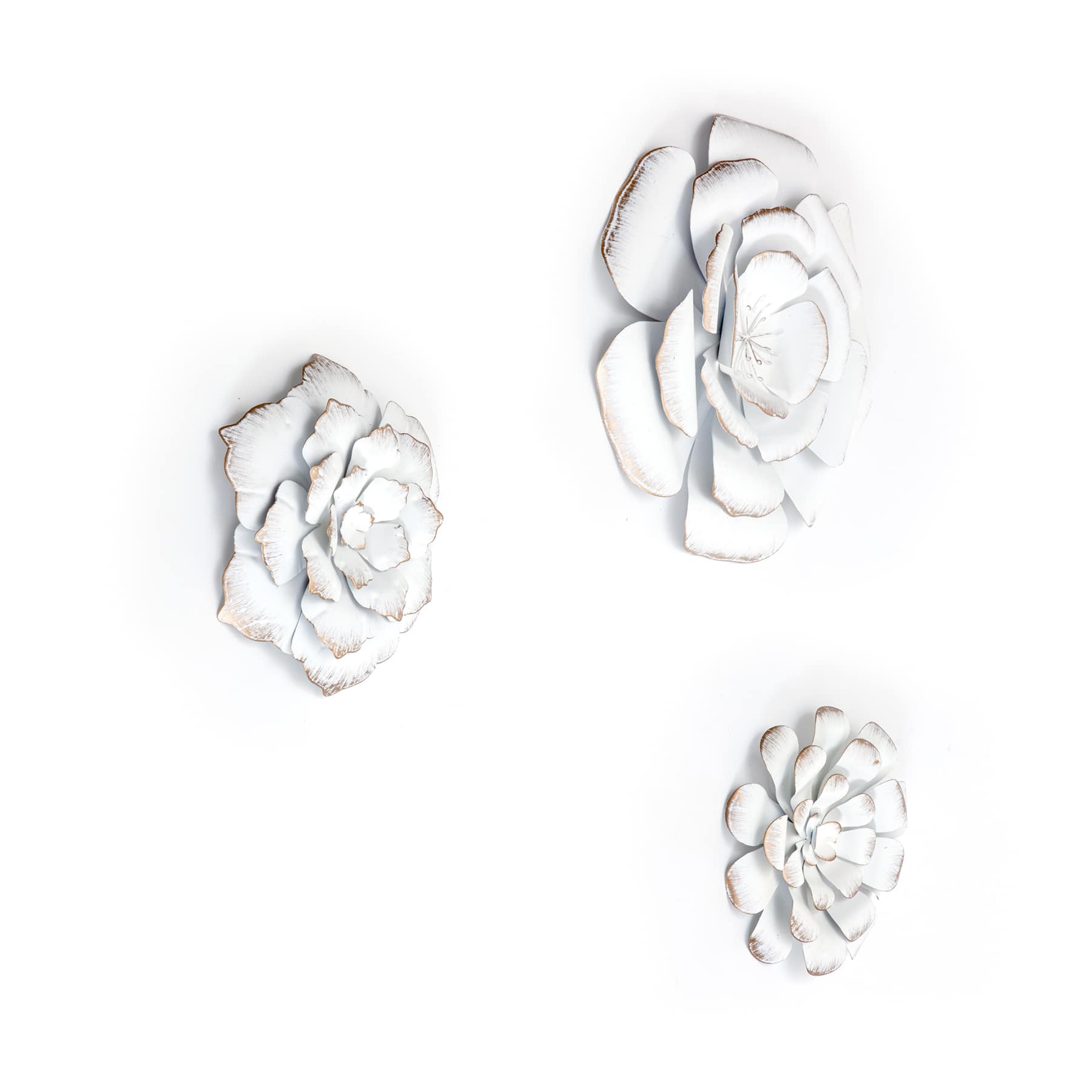 Habitat Decor Lani Flower Metal Wall Art Set