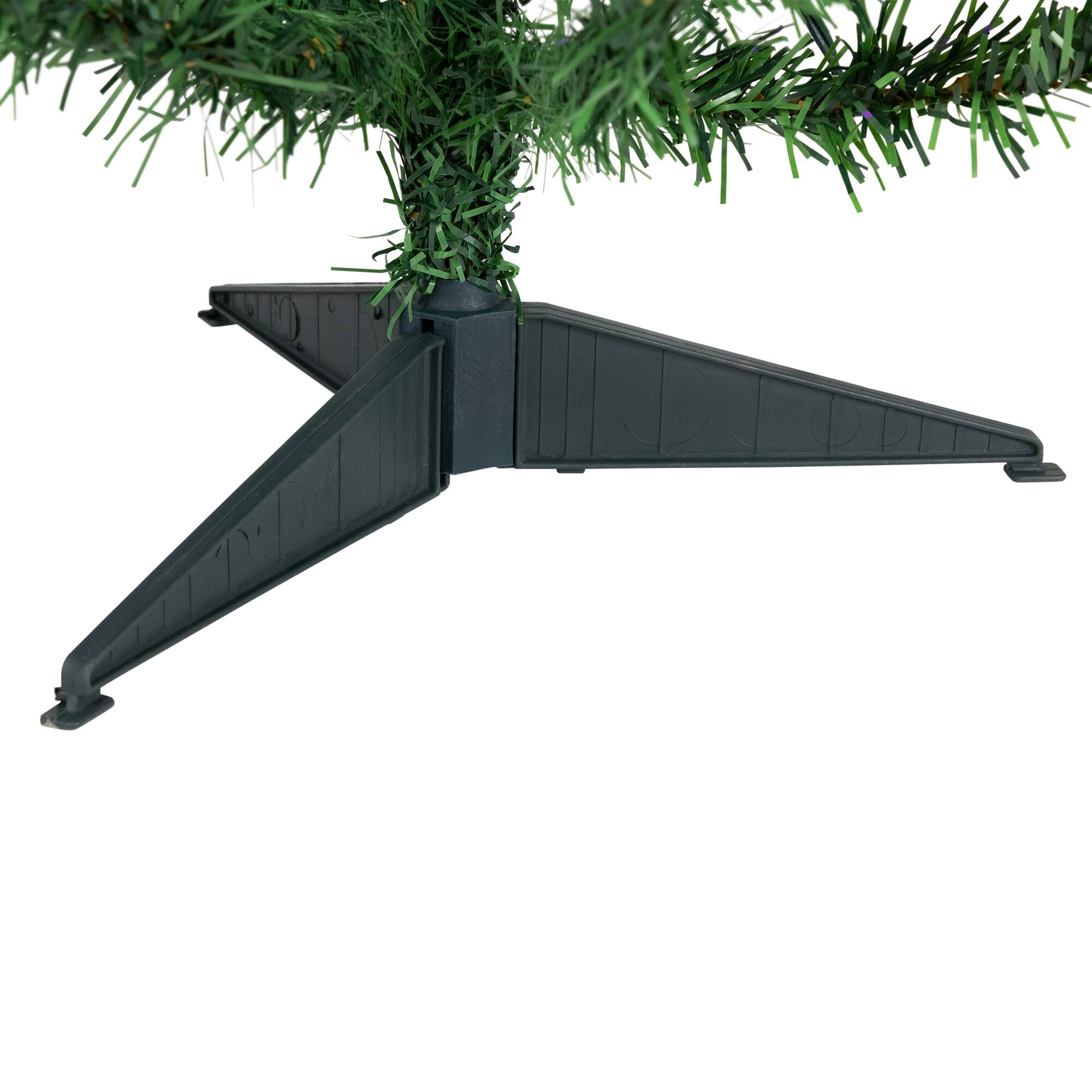 3ft. Pre-Lit Medium Mixed Classic Pine Artificial Christmas Tree, Multicolor LED Lights