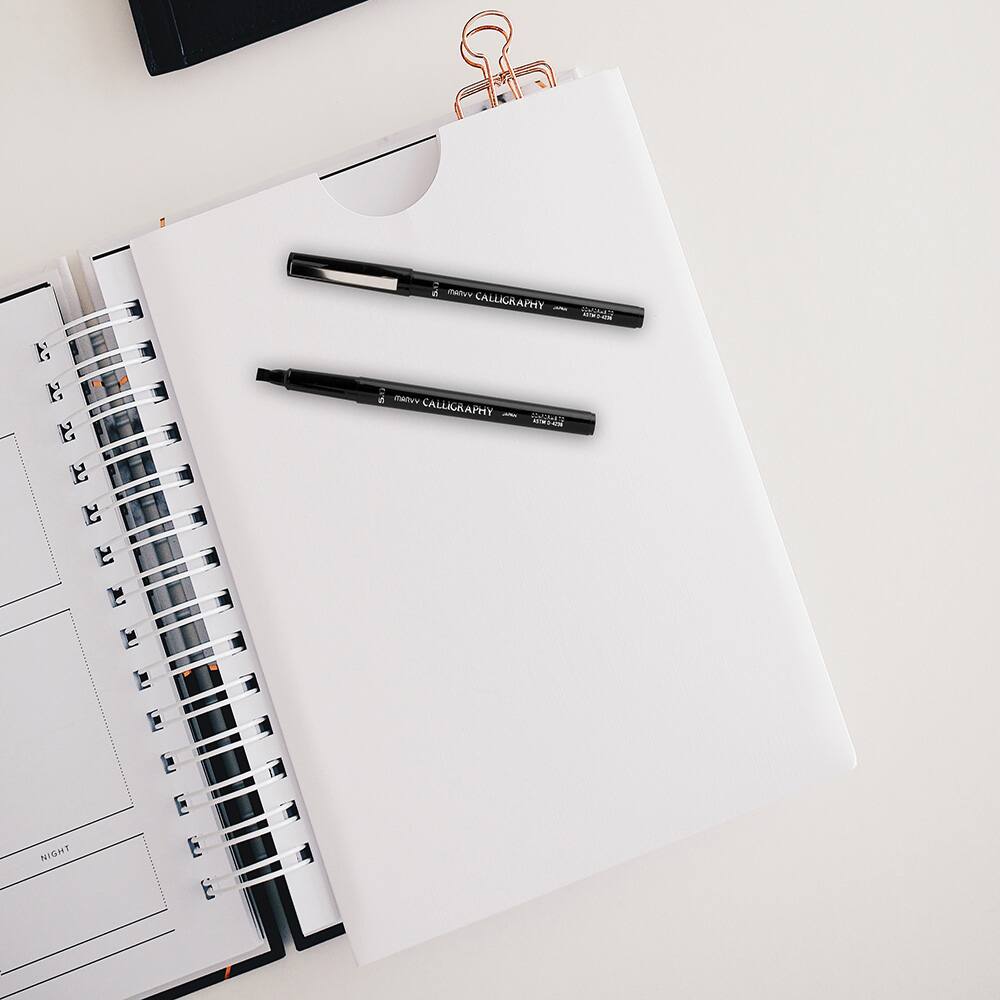 JAM Paper 5.0mm Thick Calligraphy Pen, 2ct.