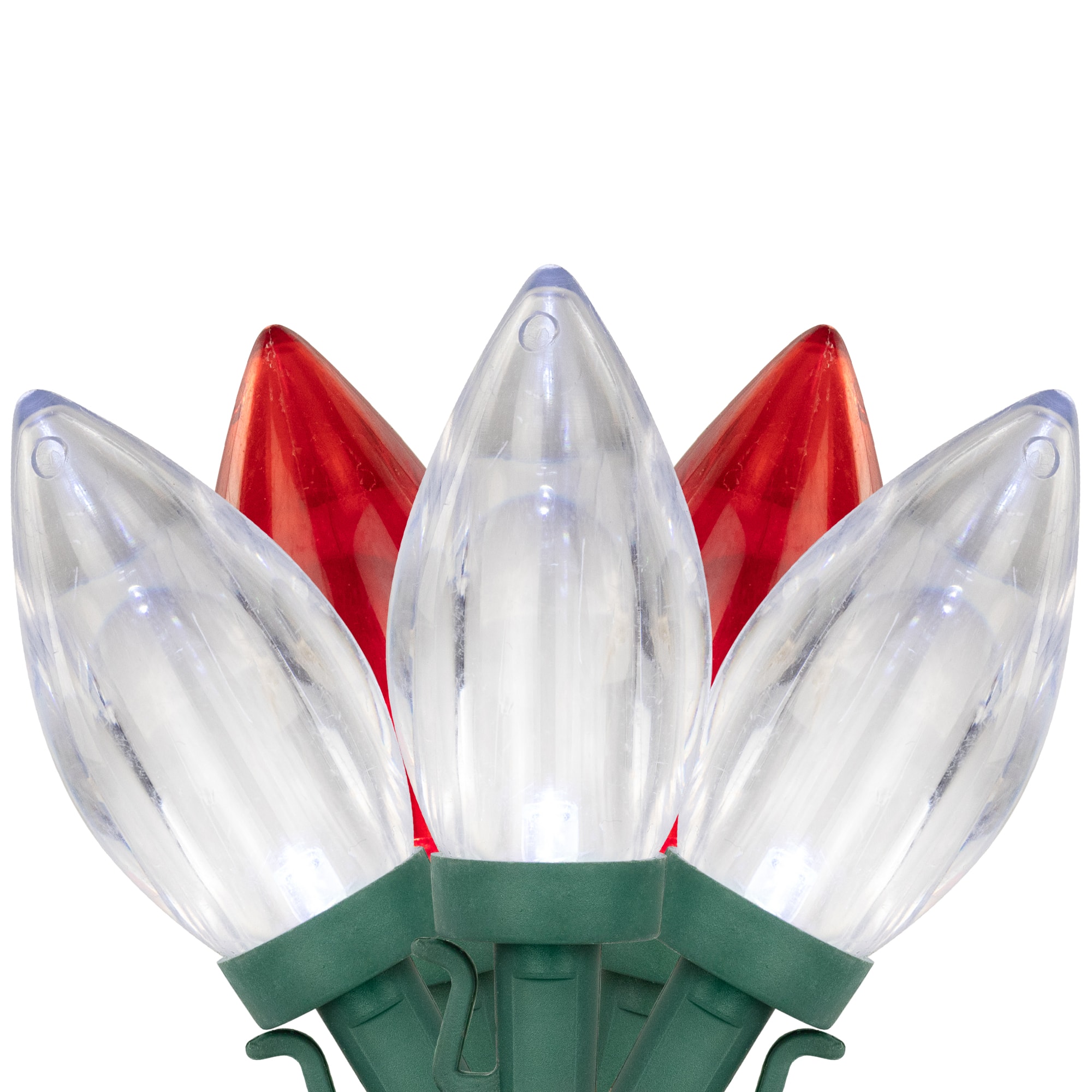 25ct. C9 Christmas String Lights with Green Wire