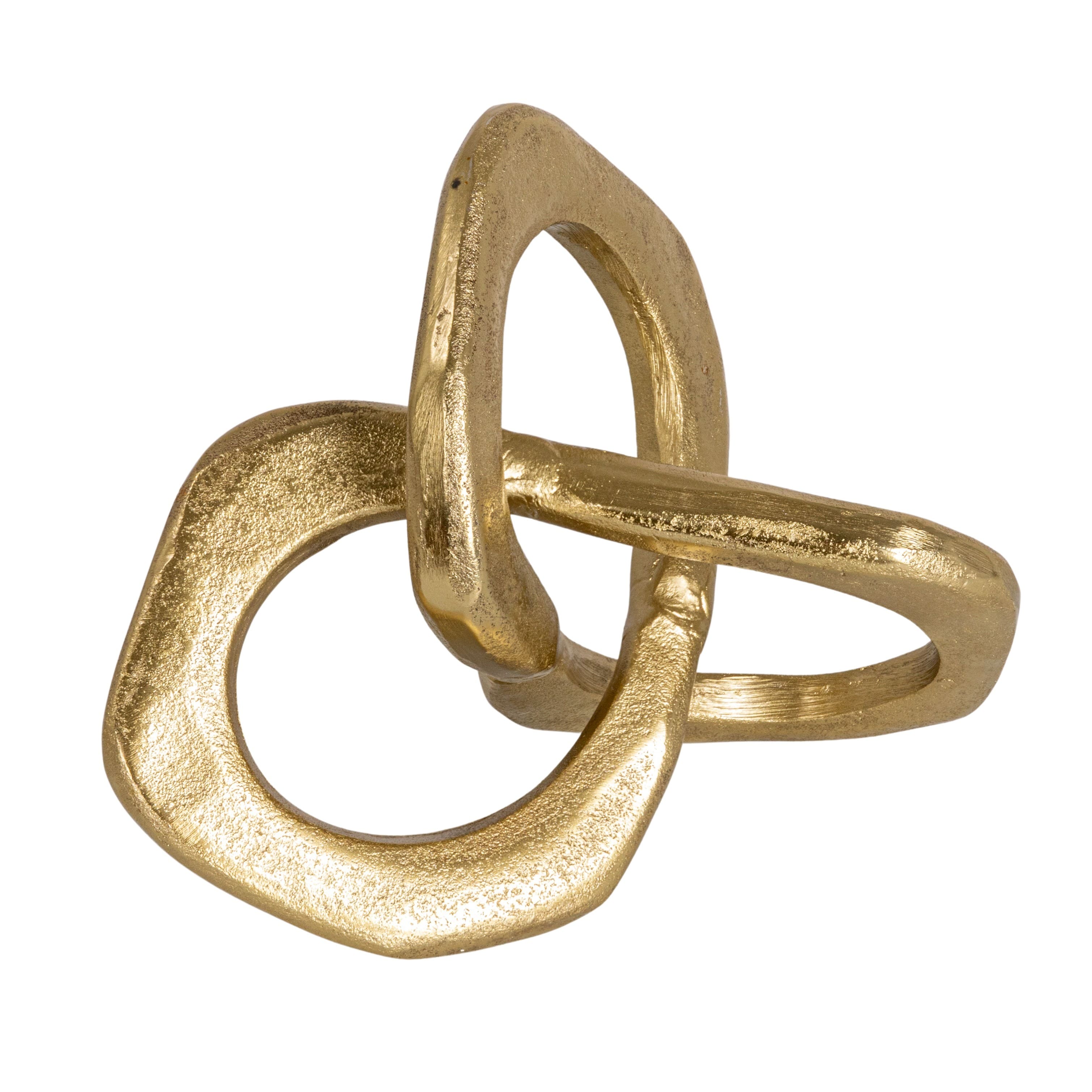 Hello Honey® 9" Gold Abstract Metal Figurine