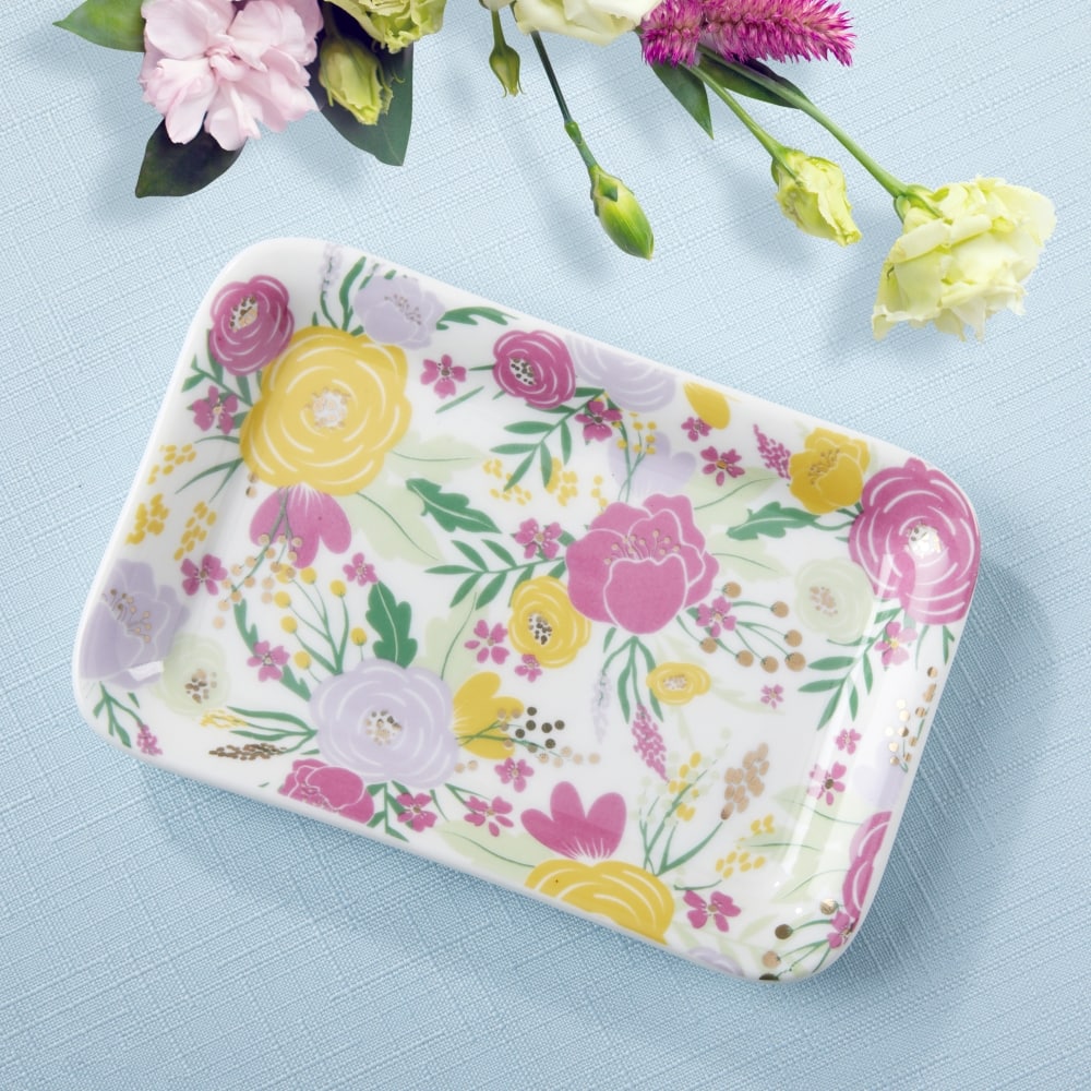 Kate Aspen&#xAE; Garden Blooms Trinket Dish
