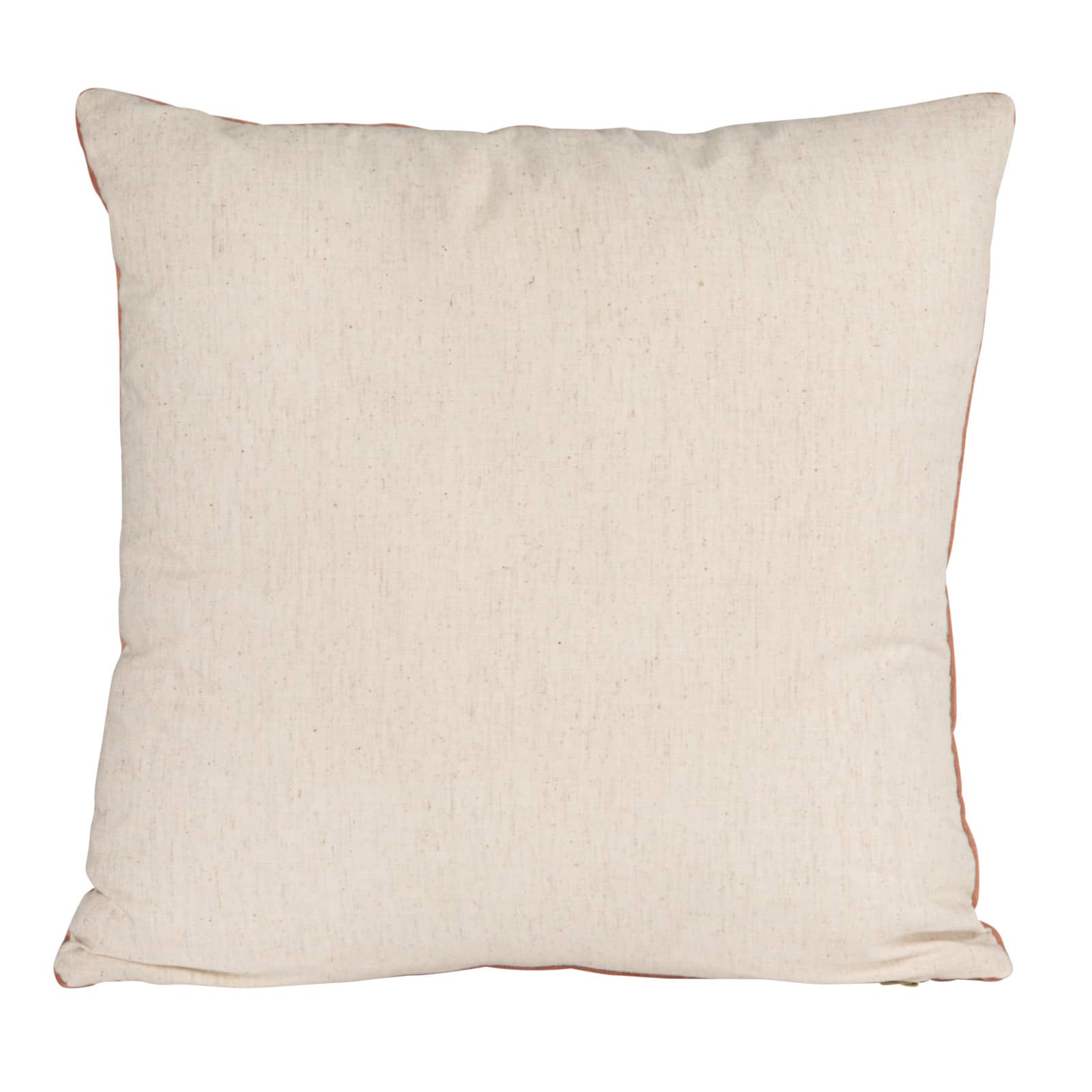 Hello Honey® Pink Tropical Palm Tree Embroidered Velvet Pillow