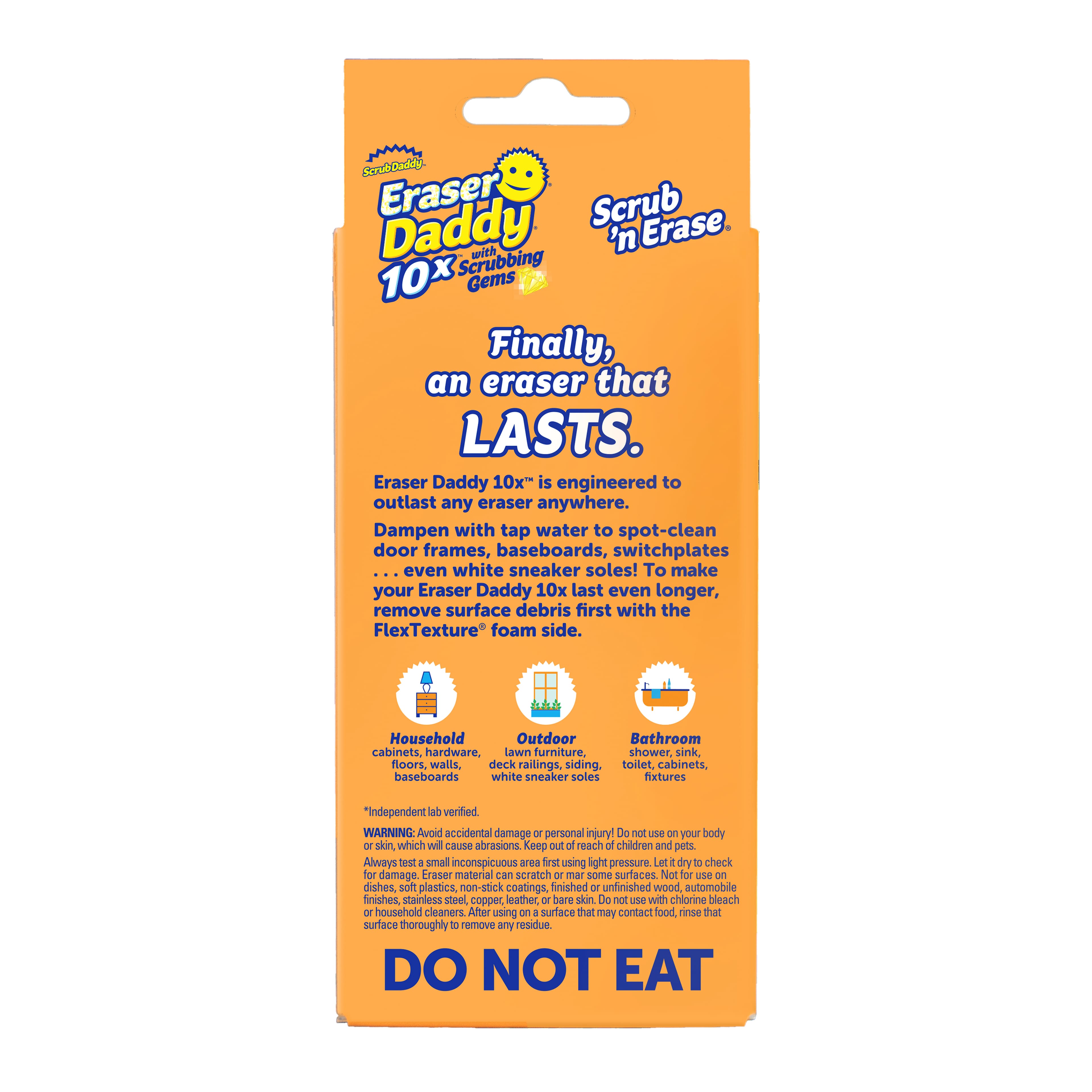 Scrub Daddy&#xAE; Eraser Daddy&#xAE; 10x&#x2122;, 2ct.