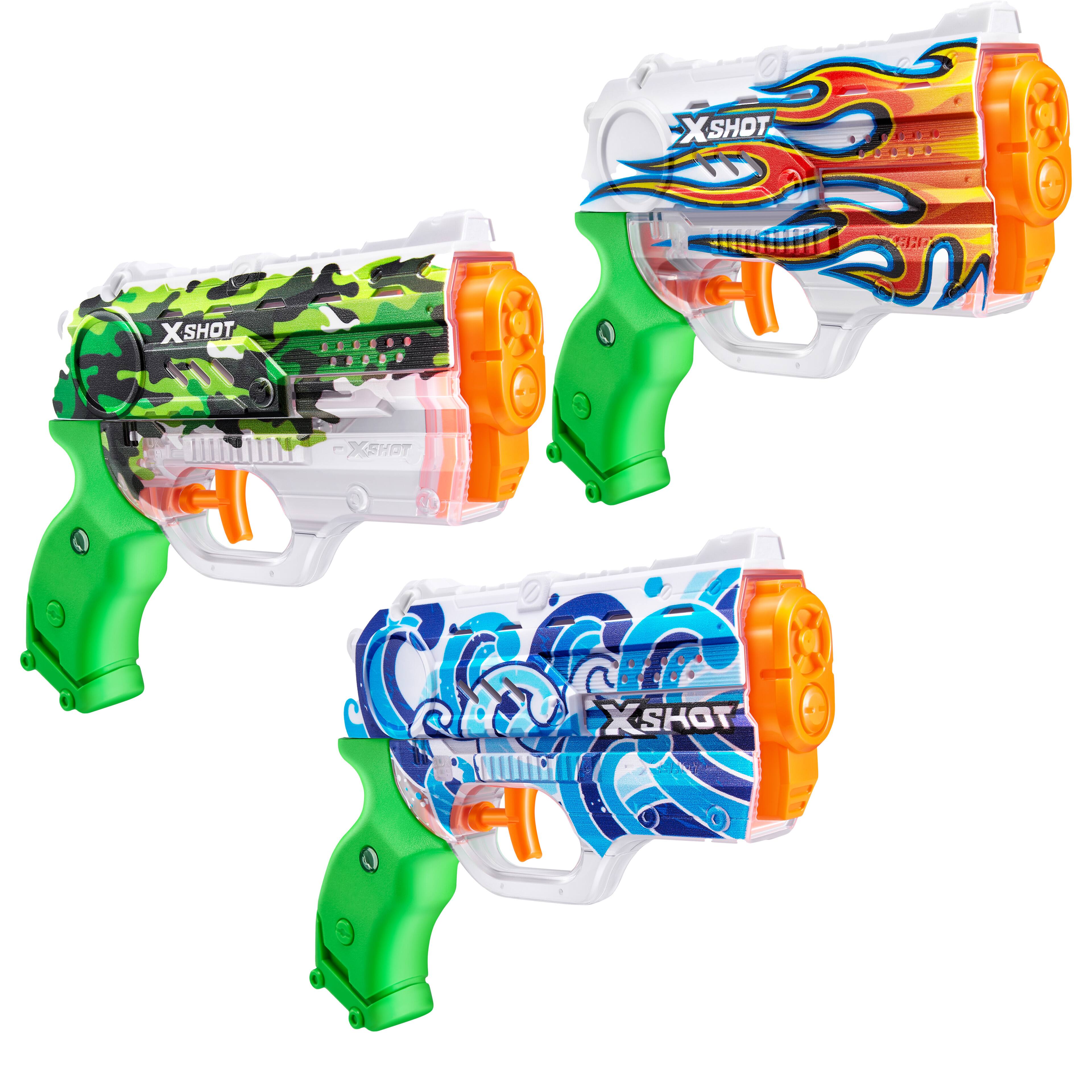 Assorted Zuru X-SHOT Fast Fill Skins Nano Water Blaster, 1pc.