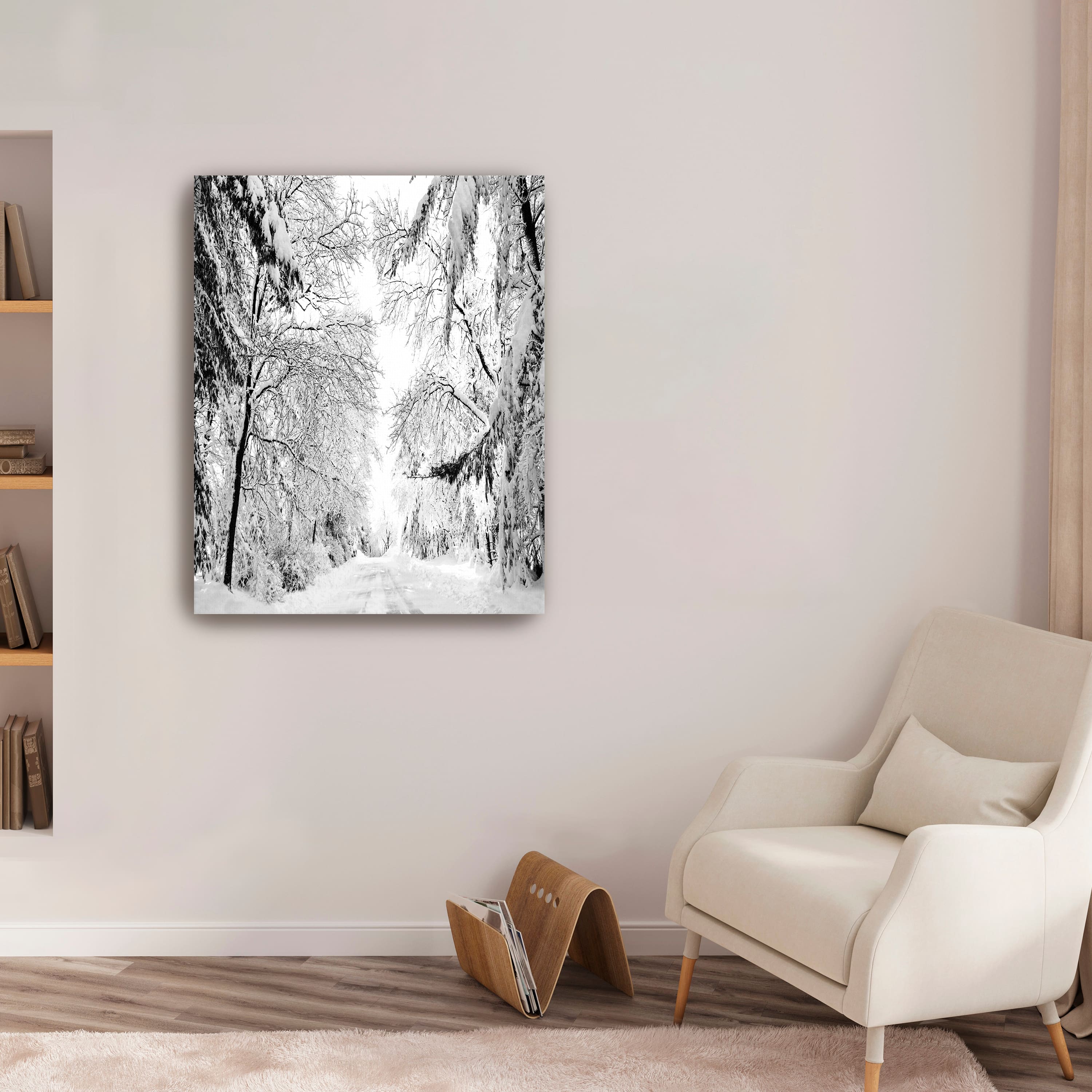 Wintery Dreams Path Canvas Giclee