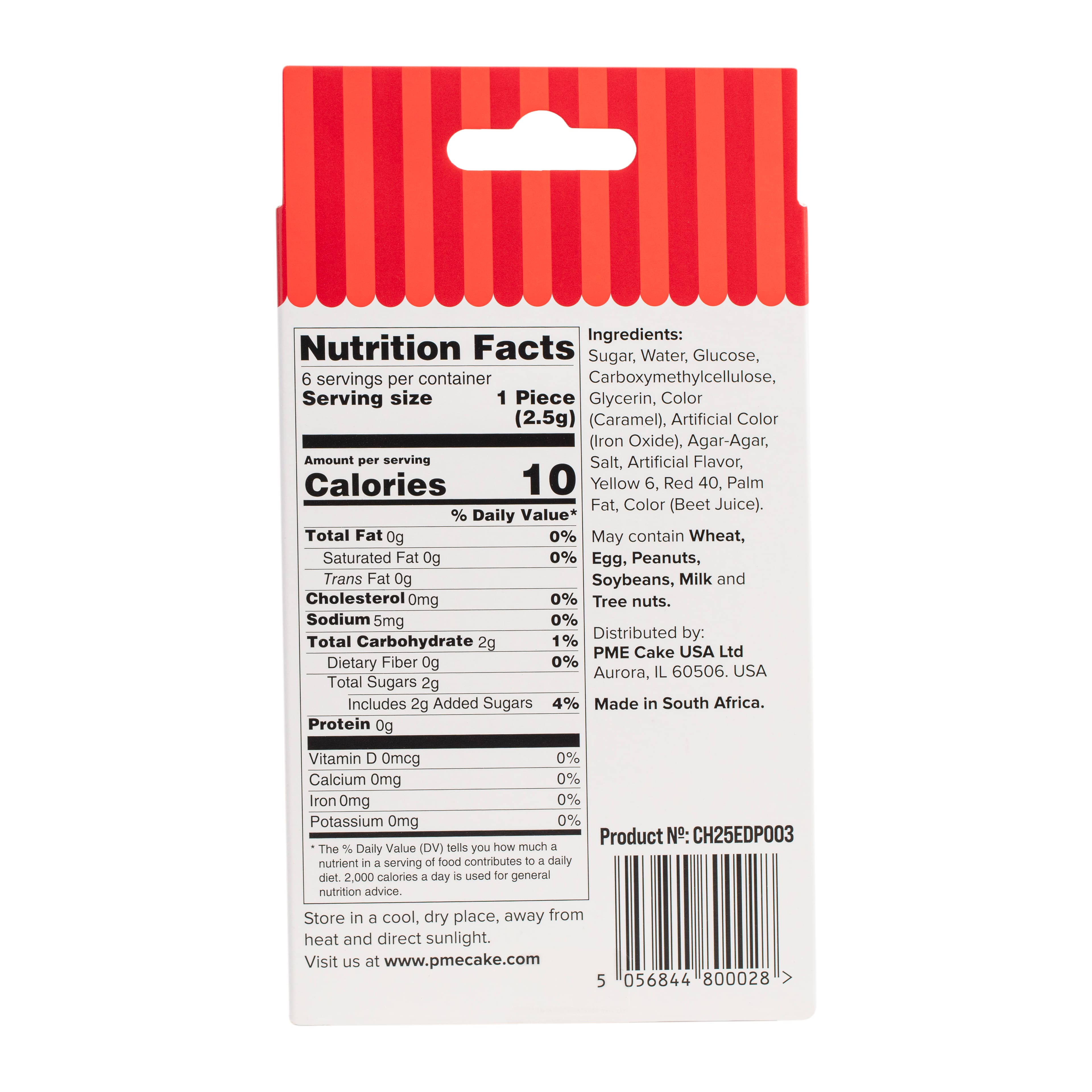 PME Cake Sweet Street® Jumbo Santa & Rudolph Icing Decorations