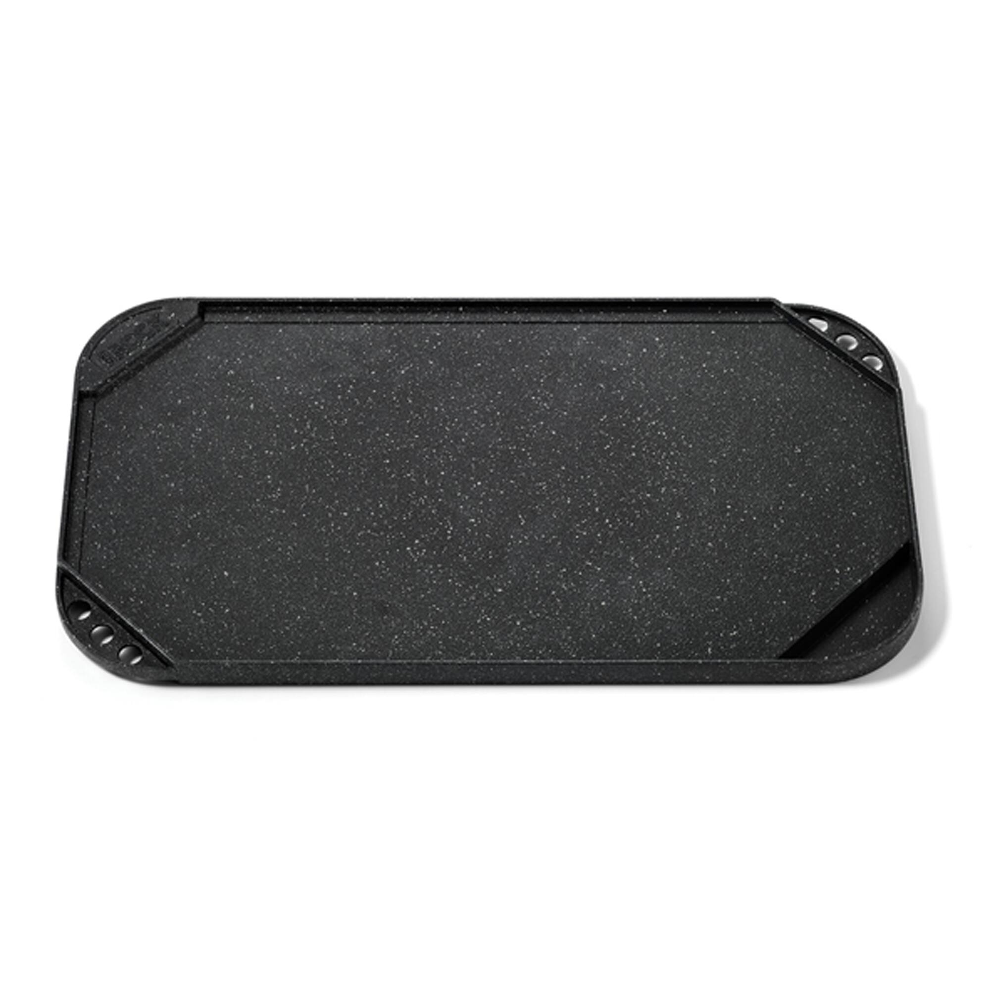 THE ROCK by Starfrit 10.6&#x22; x 19.5&#x22; Reversible Grill Griddle