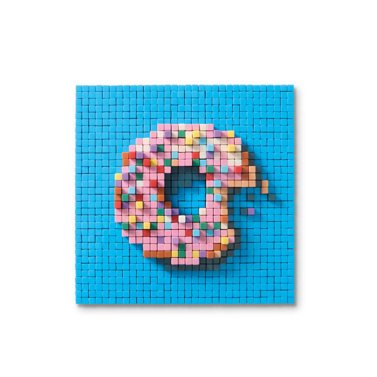 Donuts Pixelated Brick Art Kit by Make Market&#xAE;