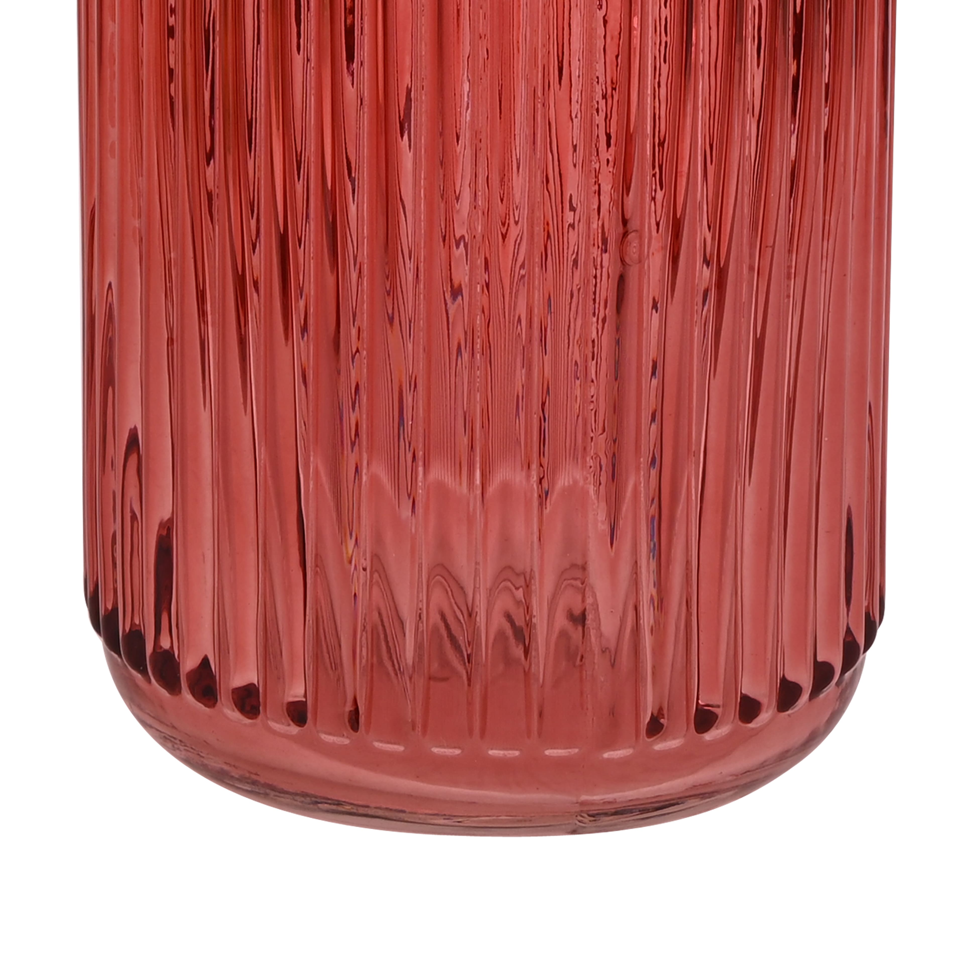 10&#x22; Tall Ribbed Glass Vase by Ashland&#xAE;