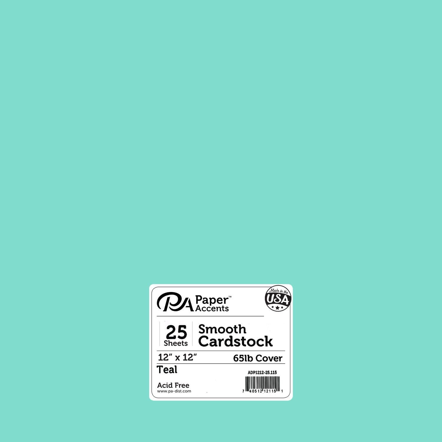 PA Paper™ Accents 12 x 12 Smooth Cardstock Paper, 25 Sheets