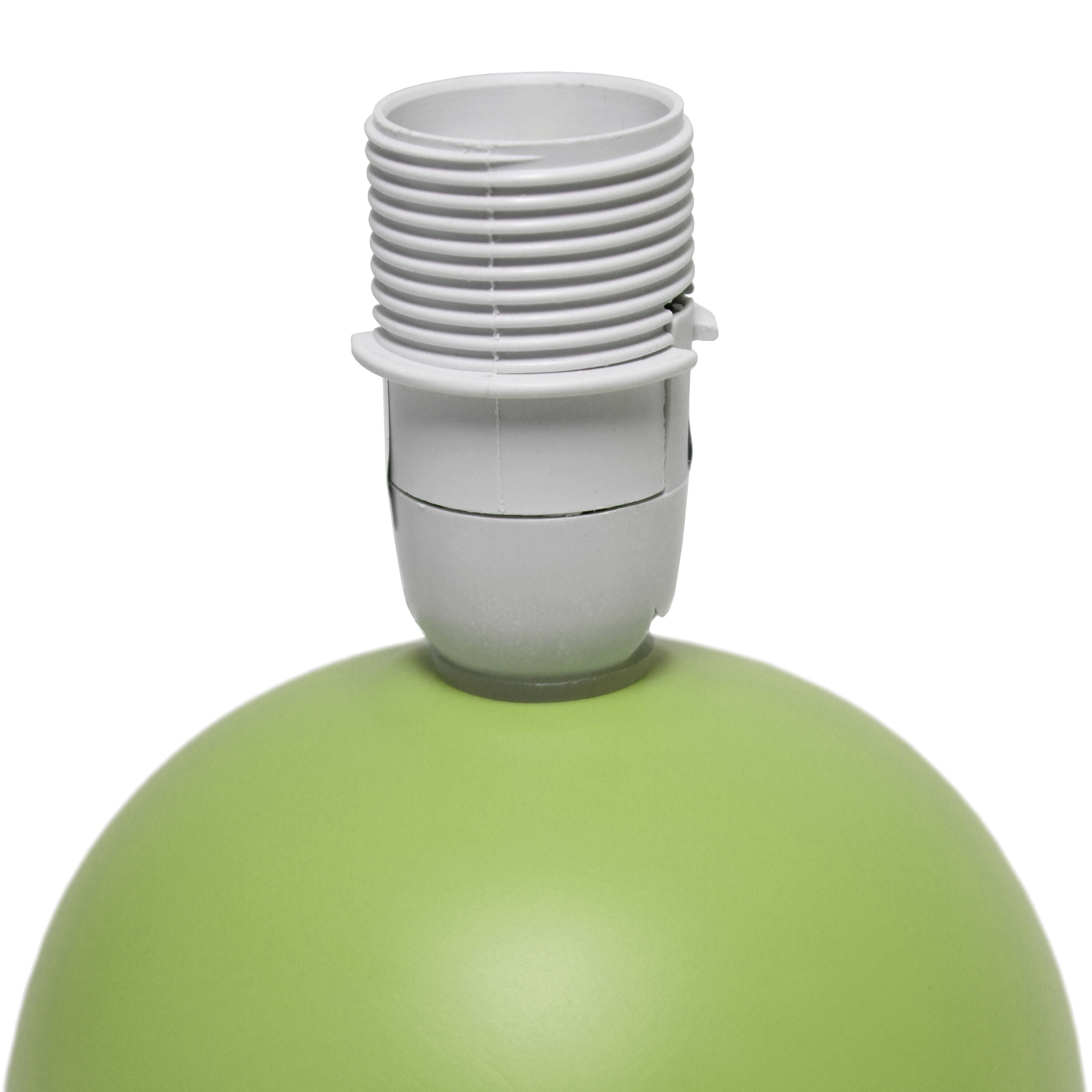 Creekwood Home Nauru 8.5&#x22; Ceramic Orb Base Table Lamp