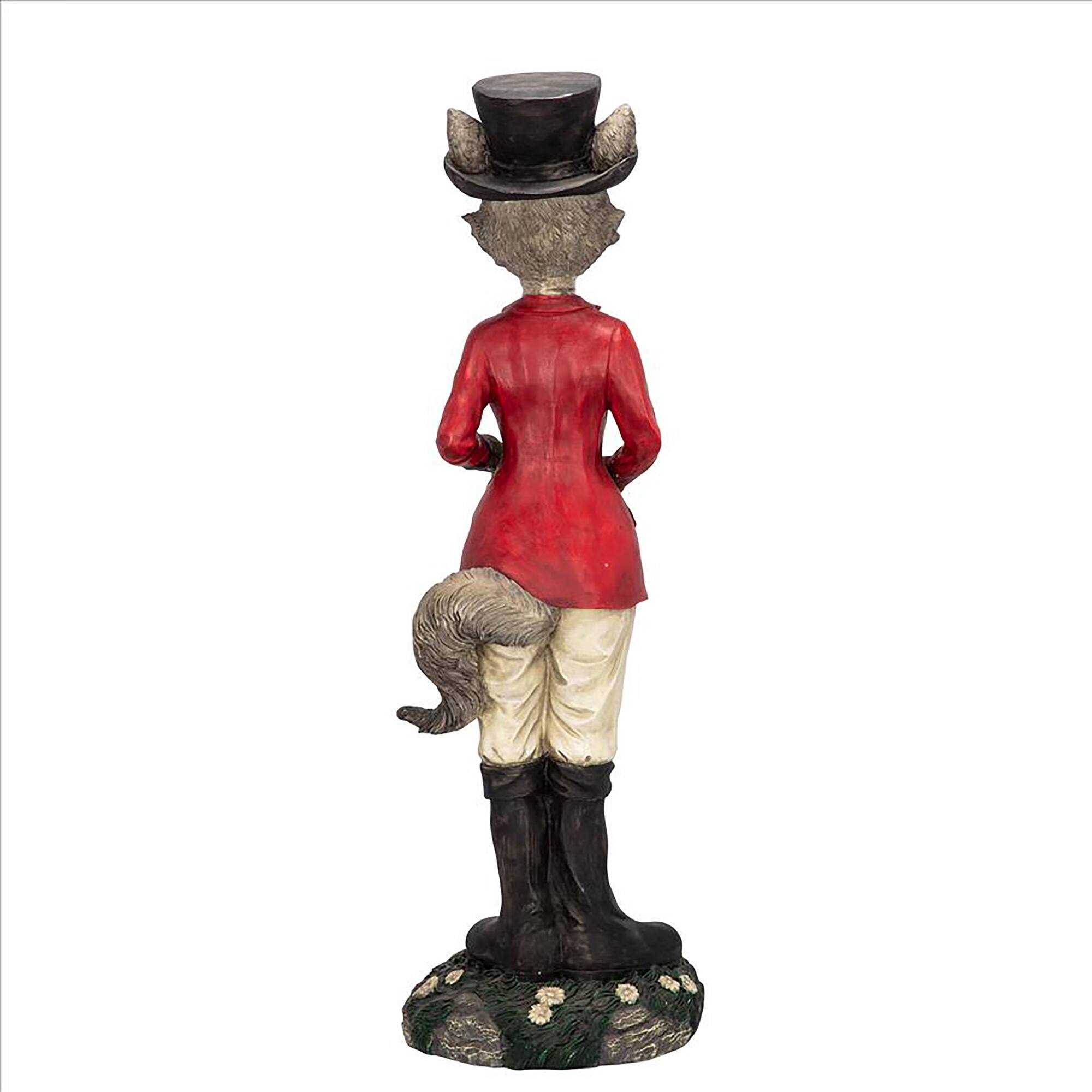 Design Toscano 26.5" Tally-Ho Equestrian Fox Hunt Statue
