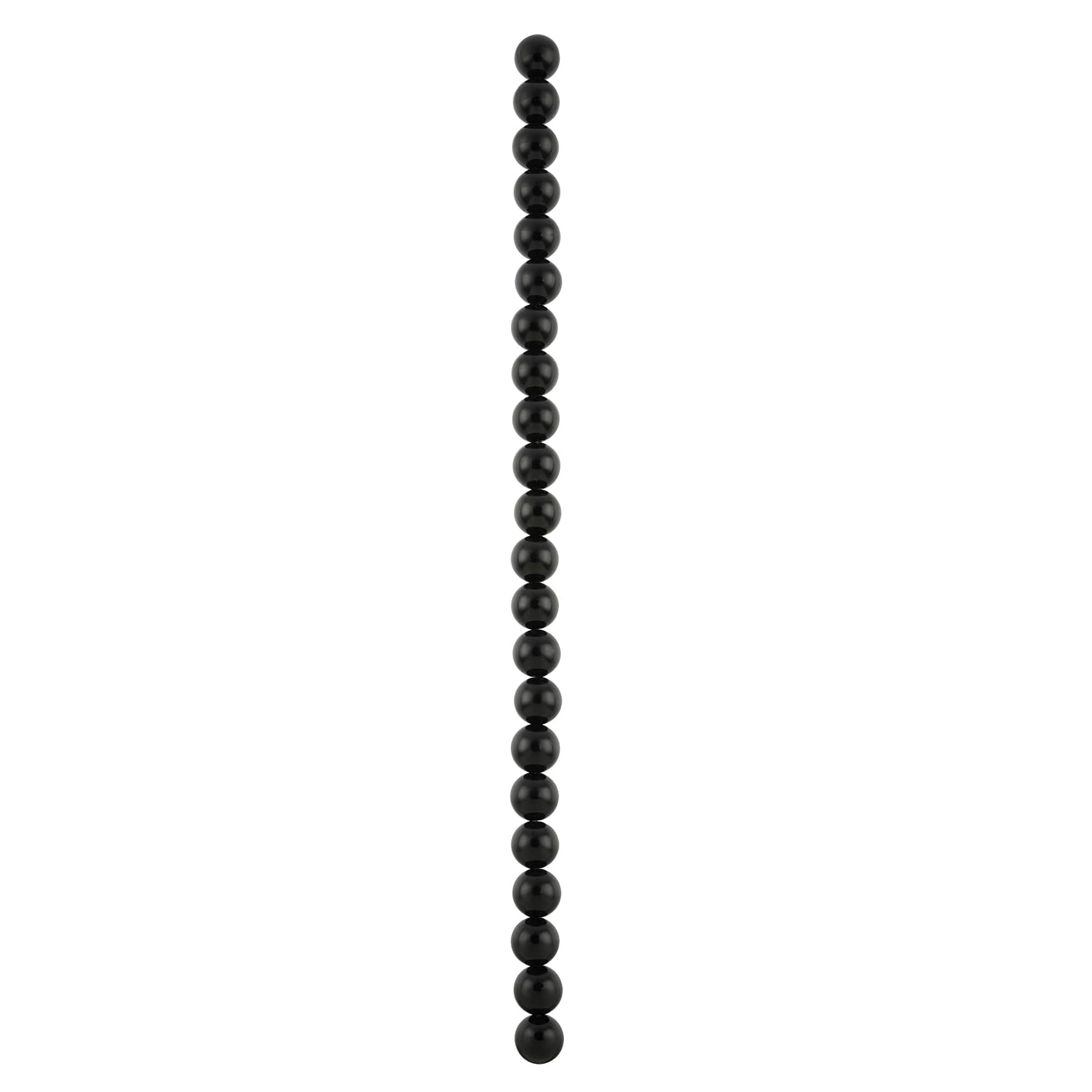 Black Jasper Round Beads, 12mm by Bead Landing&#x2122;