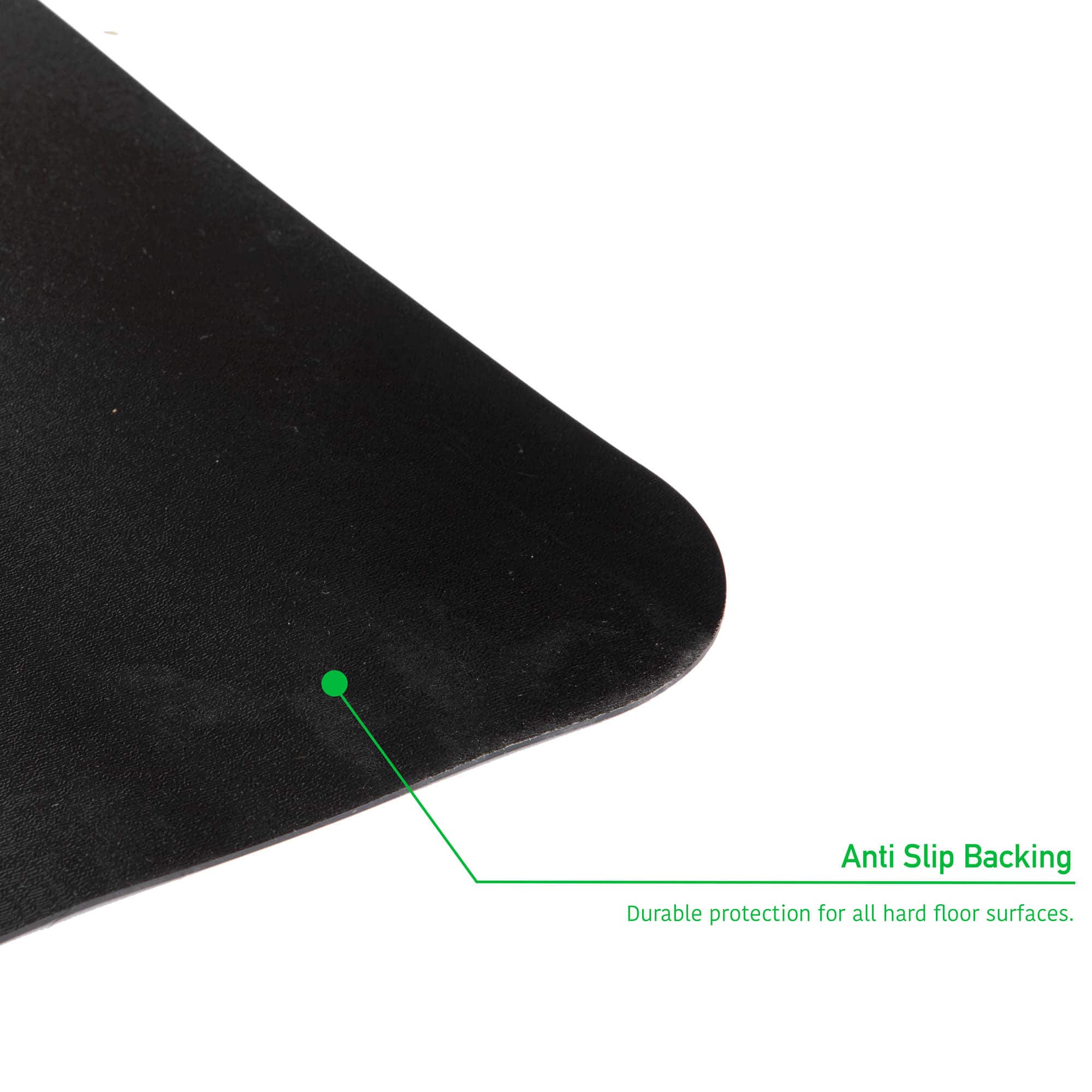 JUXORI Office Hardwood Floor Chair Mat - Computer Chair Mat For