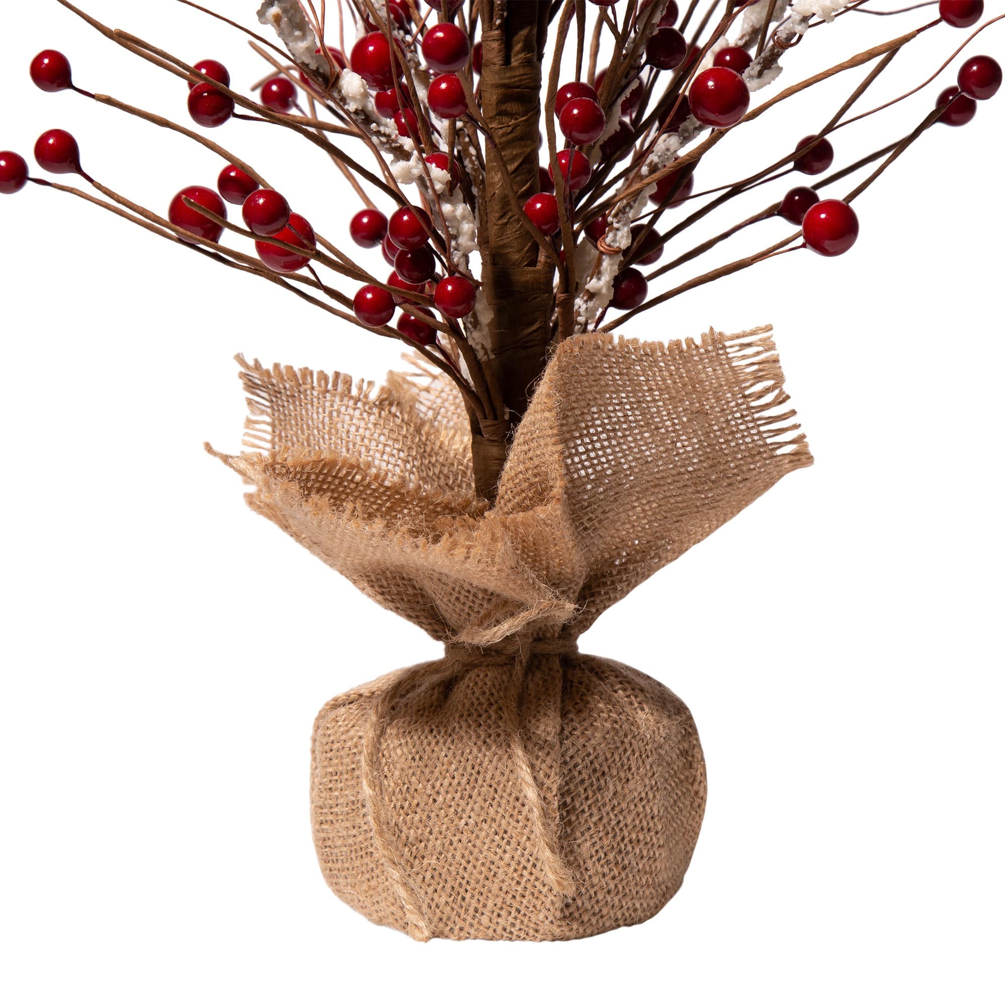 Glitzhome&#xAE; Christmas Red Berry Table Tree