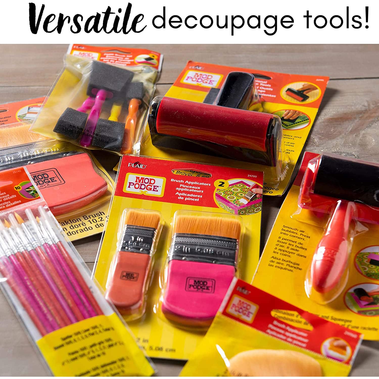 Mod Podge® Detail Brush Set, 10 Pieces