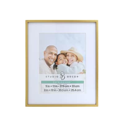 Expressions™ Gold Sydney Frame with Mat by Studio Décor® | Michaels