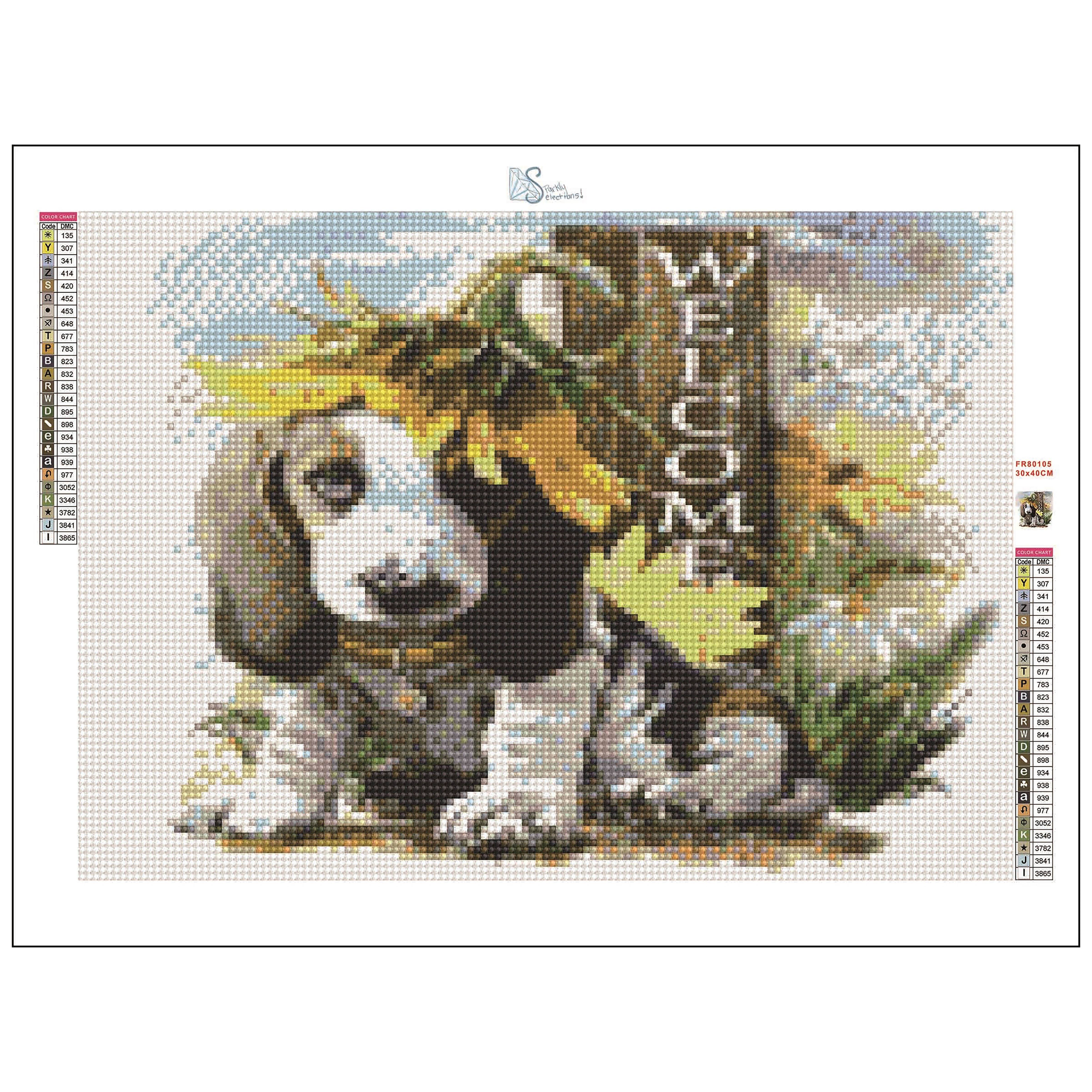 Sparkly Selections Welcome Puppy Diamond Painting Kit, Round Diamonds