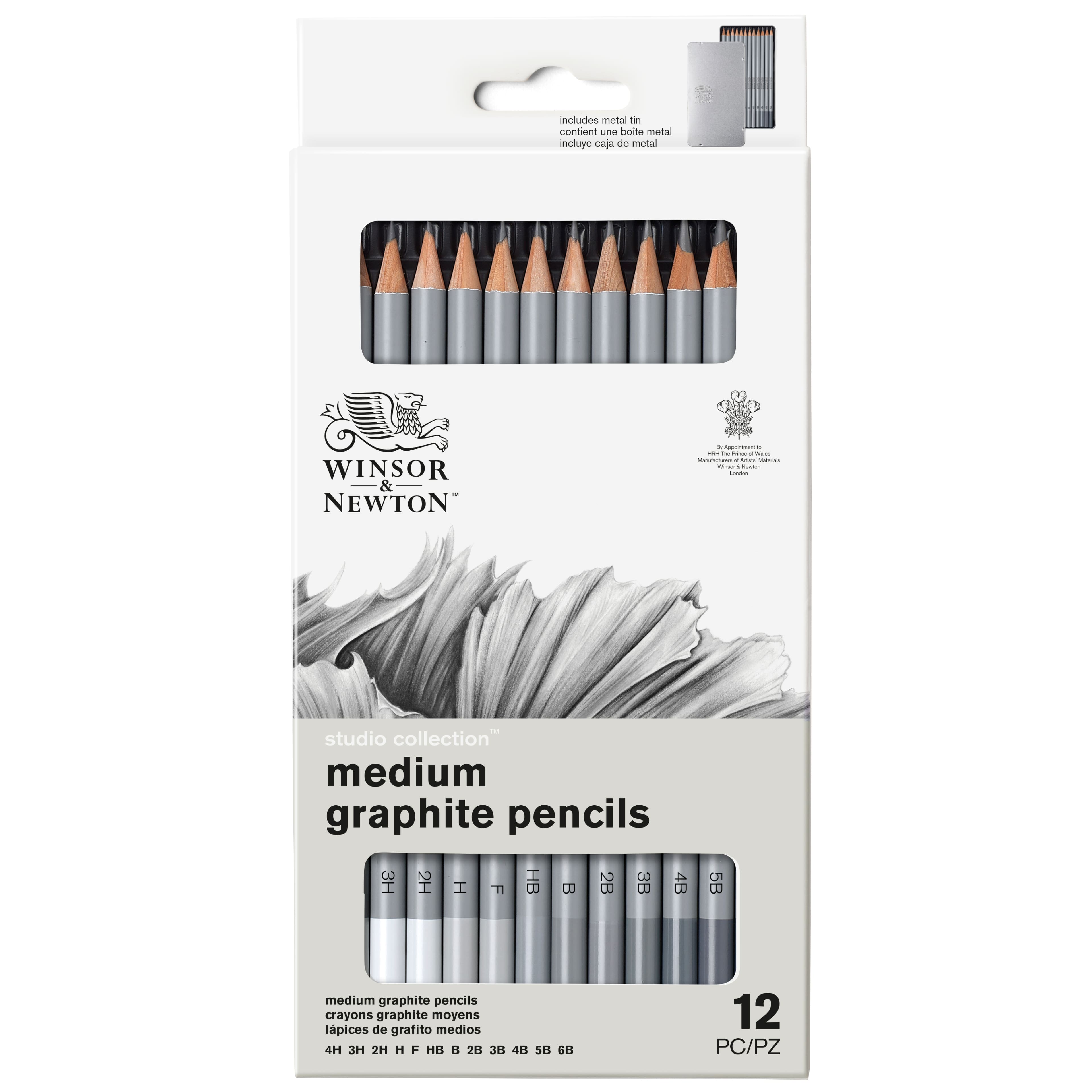 Winsor &#x26; Newton&#x2122; Studio Collection&#x2122; Graphite Pencil Tin Set