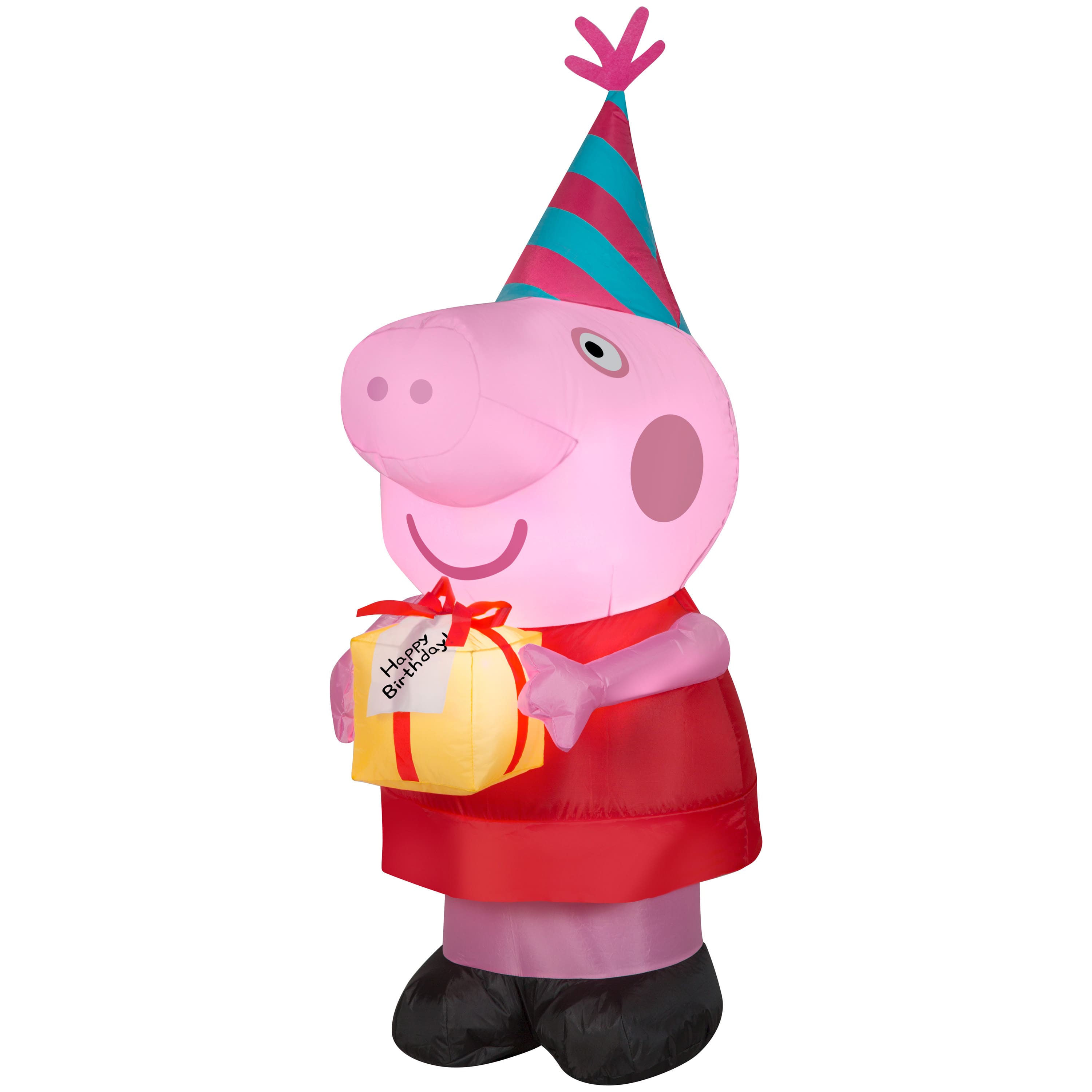 Peppa　with　Airblown®　3.5ft.　Cake　Inflatable　Pig　Birthday　Michaels