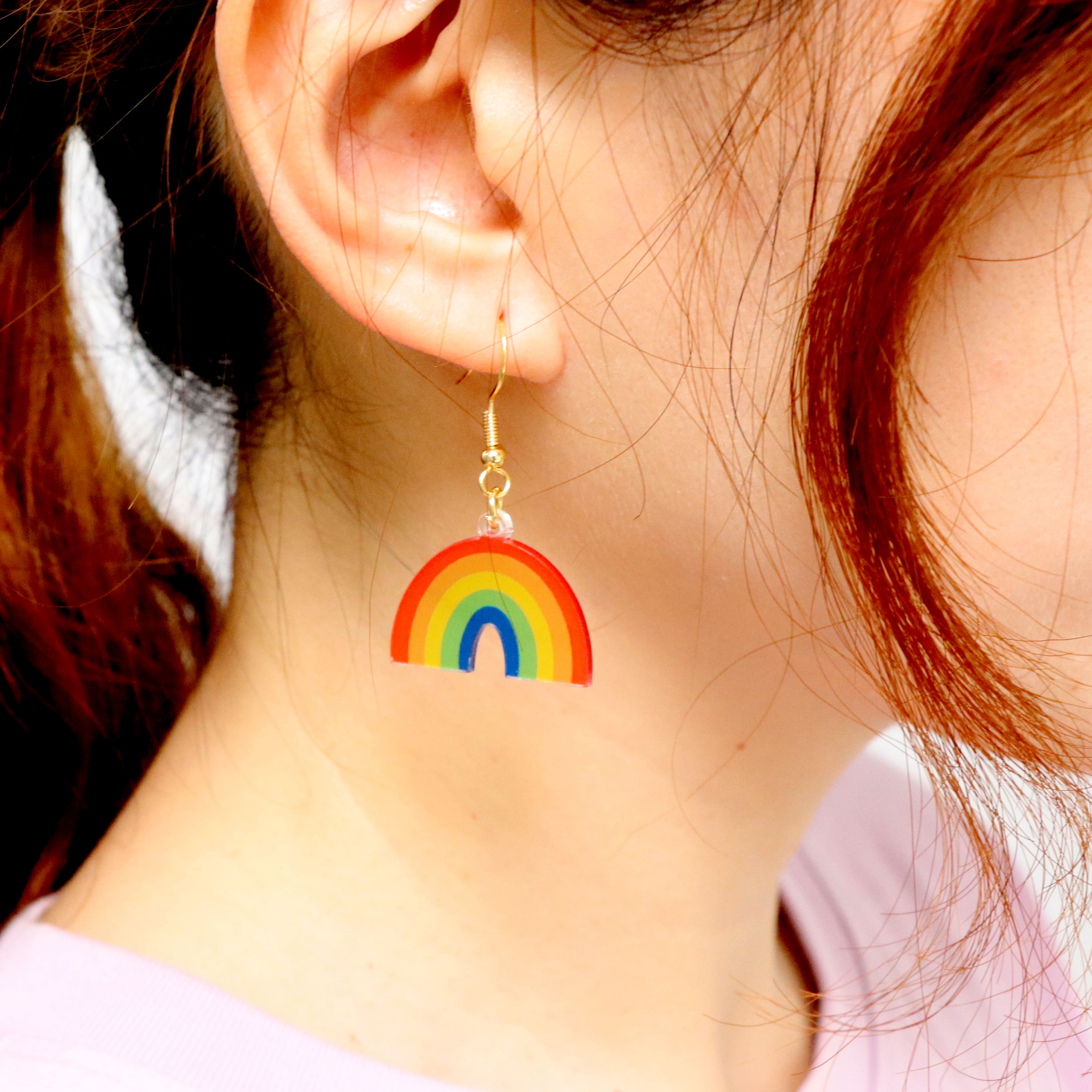 Pride Rainbow Drop Earrings by Celebrate It™