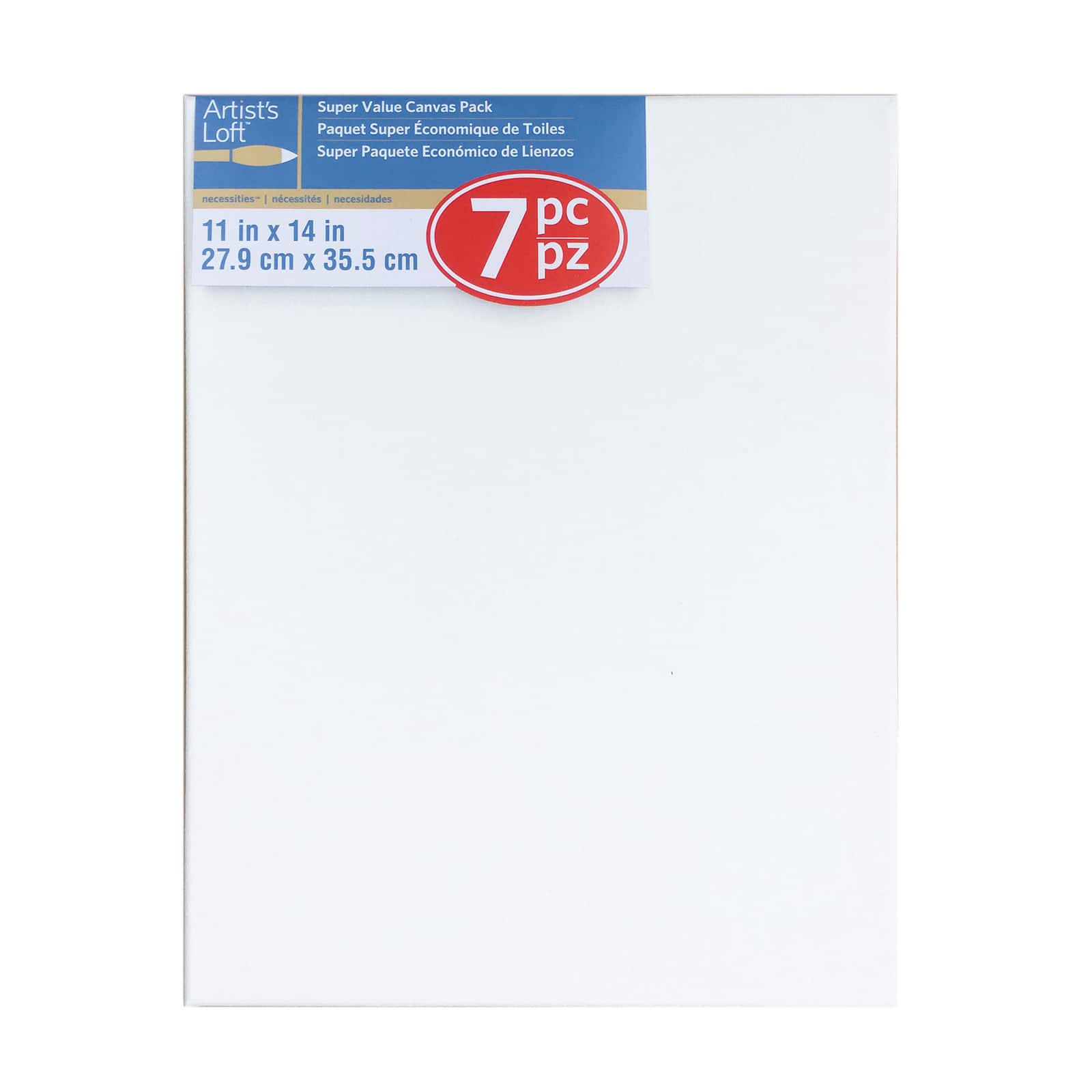 4 Packs: 7 ct. (28 total) 11&#x22; x 14&#x22;&#xA0;Super Value Canvas&#xA0;by Artist&#x27;s Loft&#xAE;