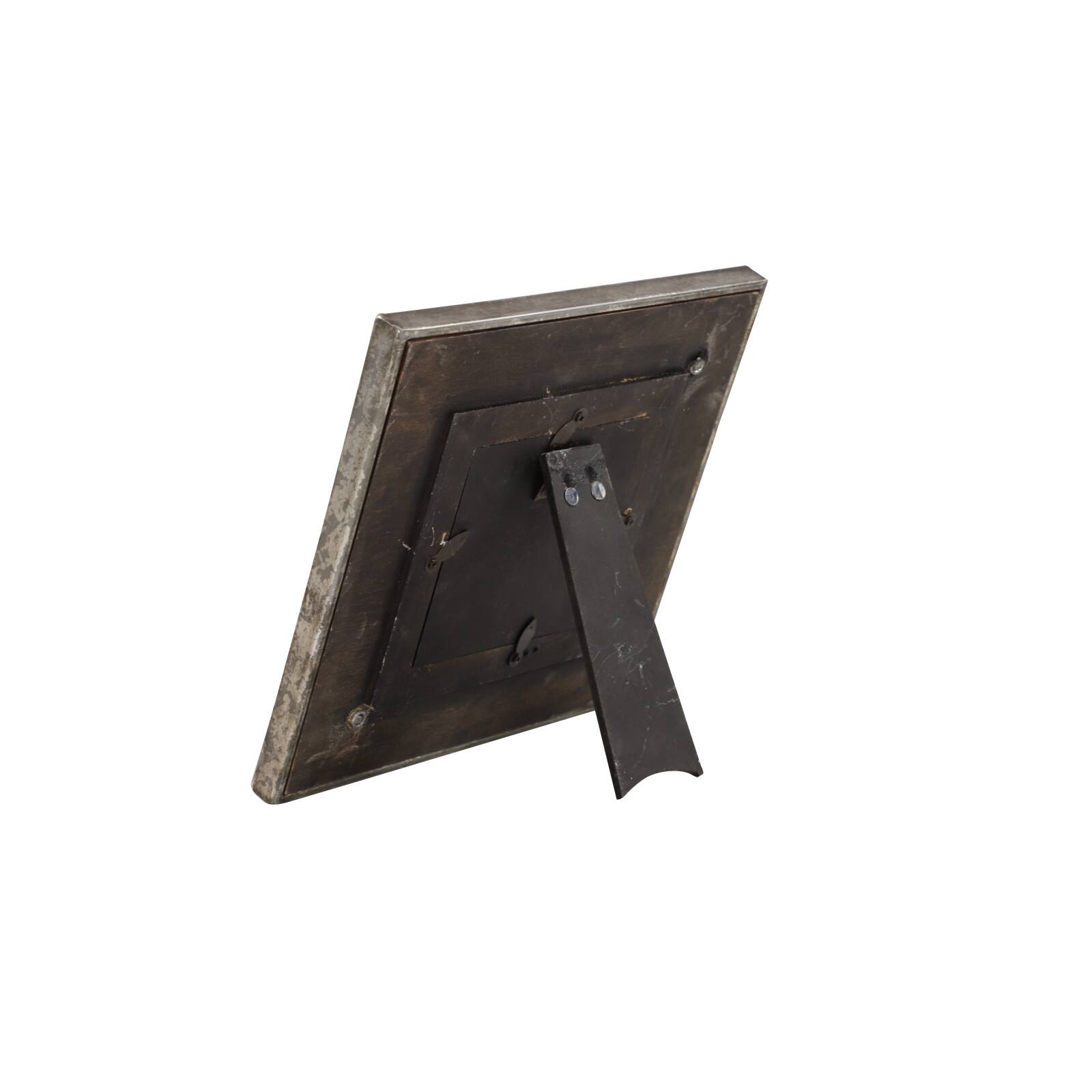 Brown Wood Grain Grid 4&#x22; x 4&#x22; Frame