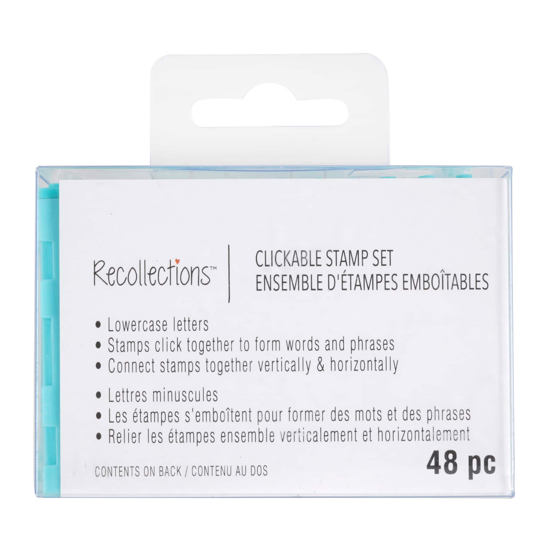 6 Pack: Clickable Lowercase Stamp Set by Recollections®