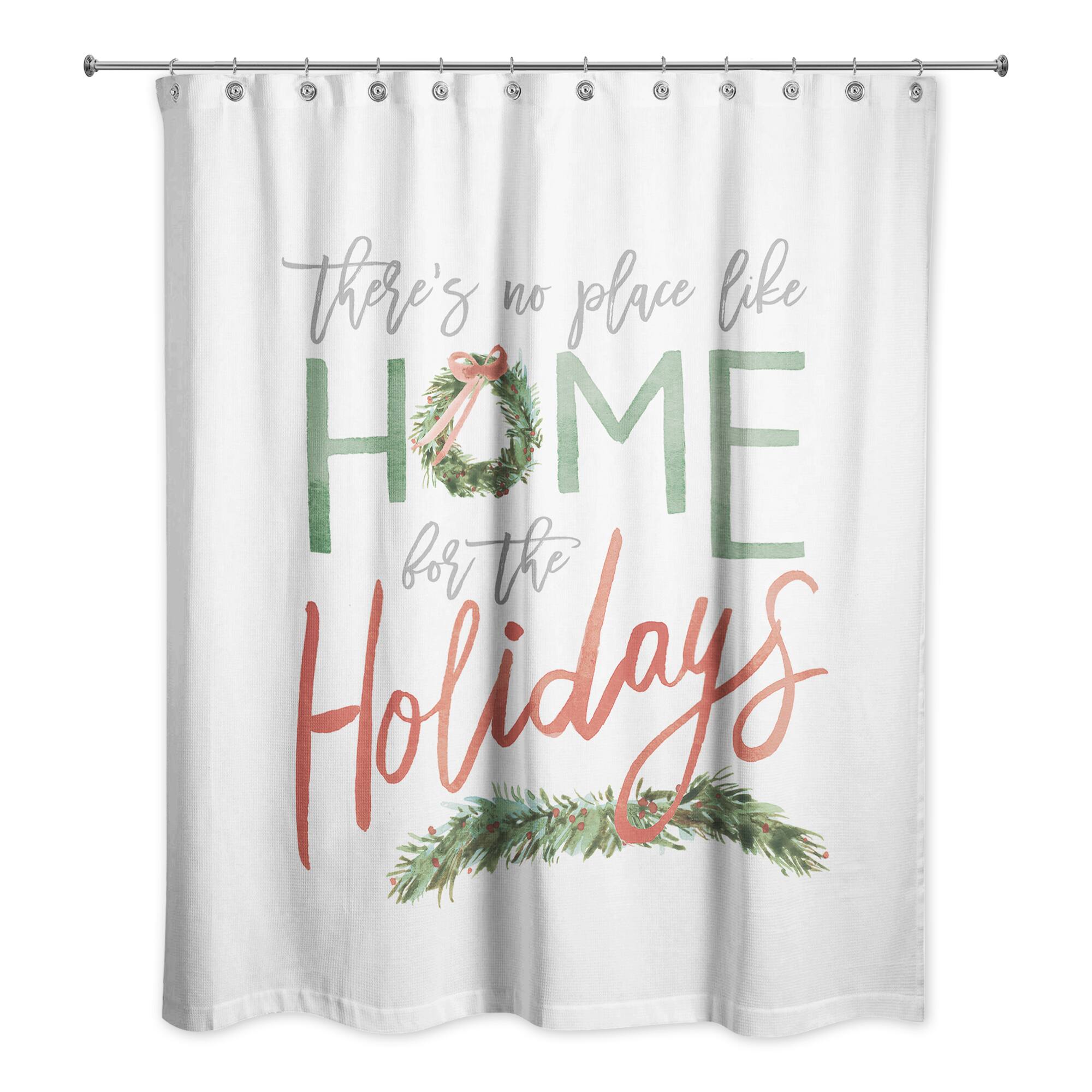 Home for the Holidays 71&#x22; x 74&#x22; Shower Curtain