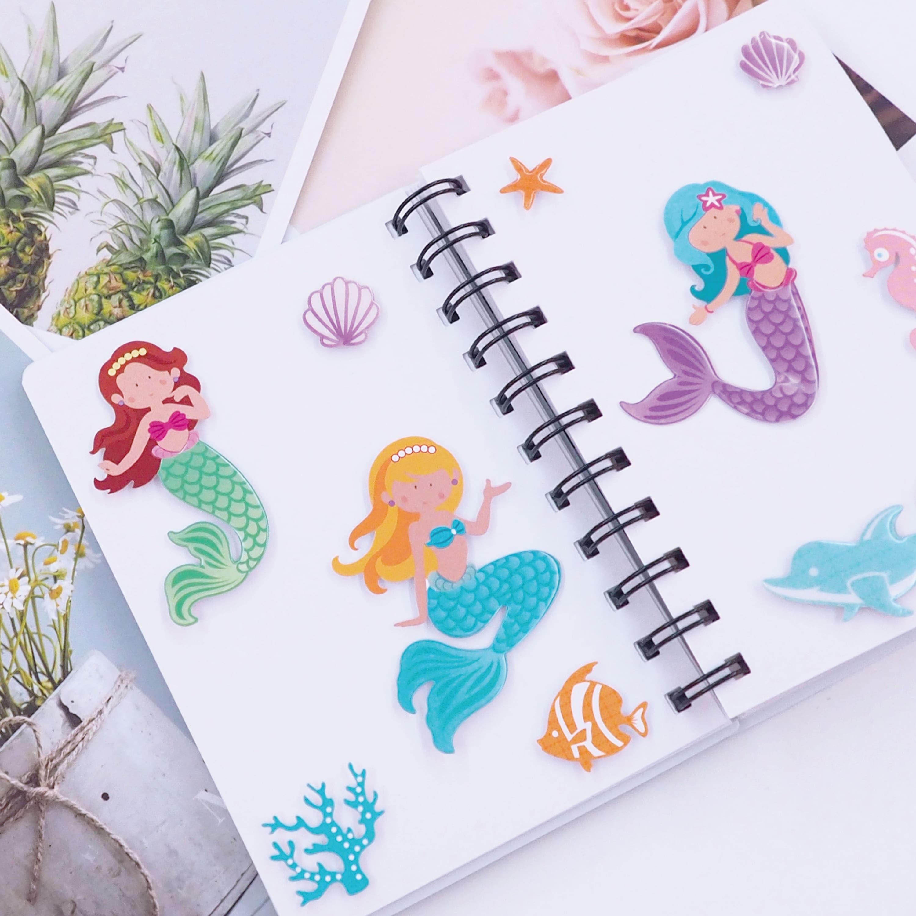 Blank Sticker Book: Mermaid Scales Softcover Blank Sticker Album, Sticker  Album For Collecting Stickers For Adults, Blank Sticker  Coll  (Paperback)