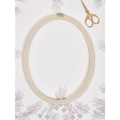 Nurge Flexi Hoop Telaio Rotondo Da Ricamo 20,5 Cm – Per Esporre Punto Croce
